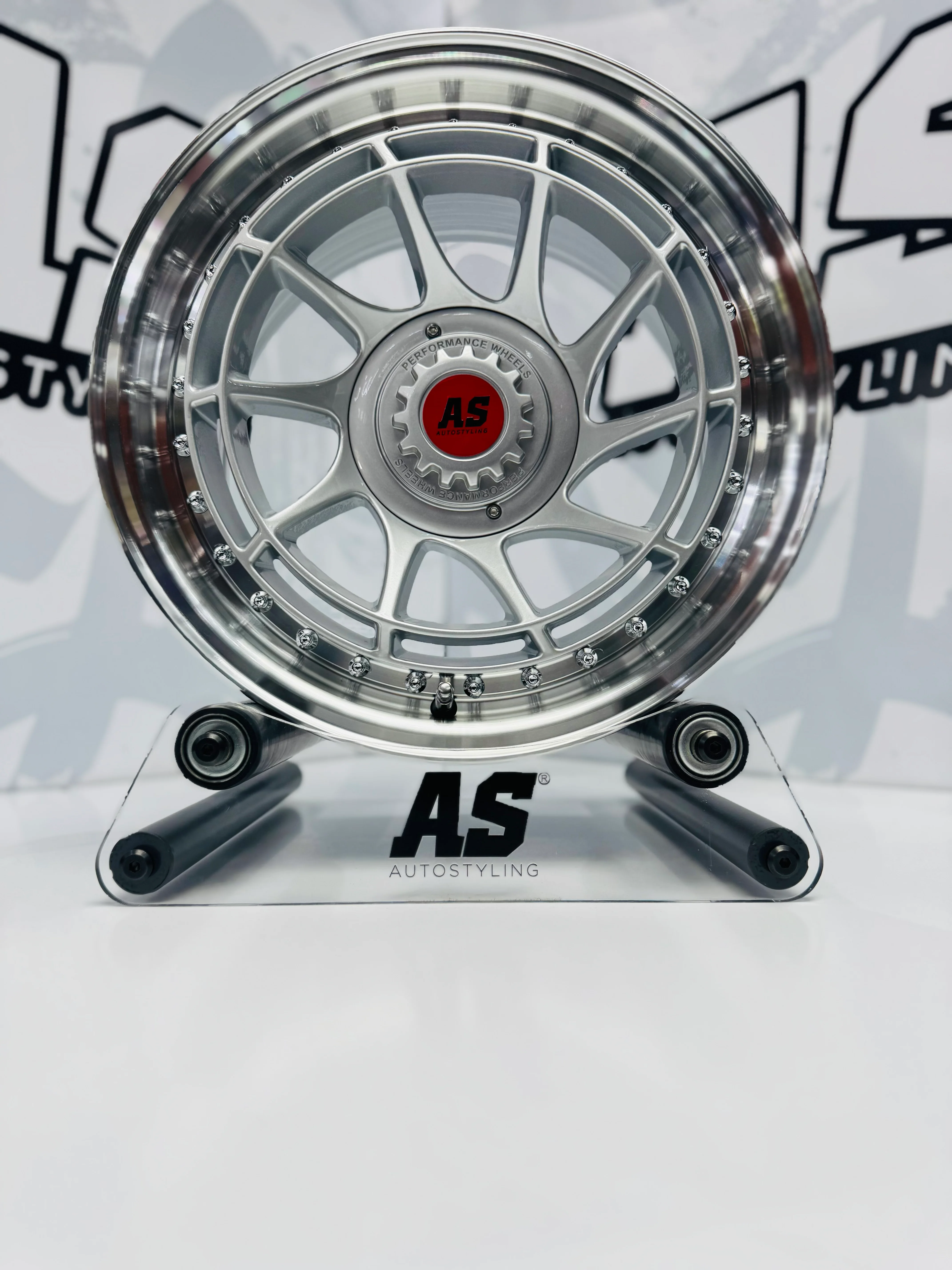 15” AS-7156 SILVER  4/100 4/114 wheels - Image 2