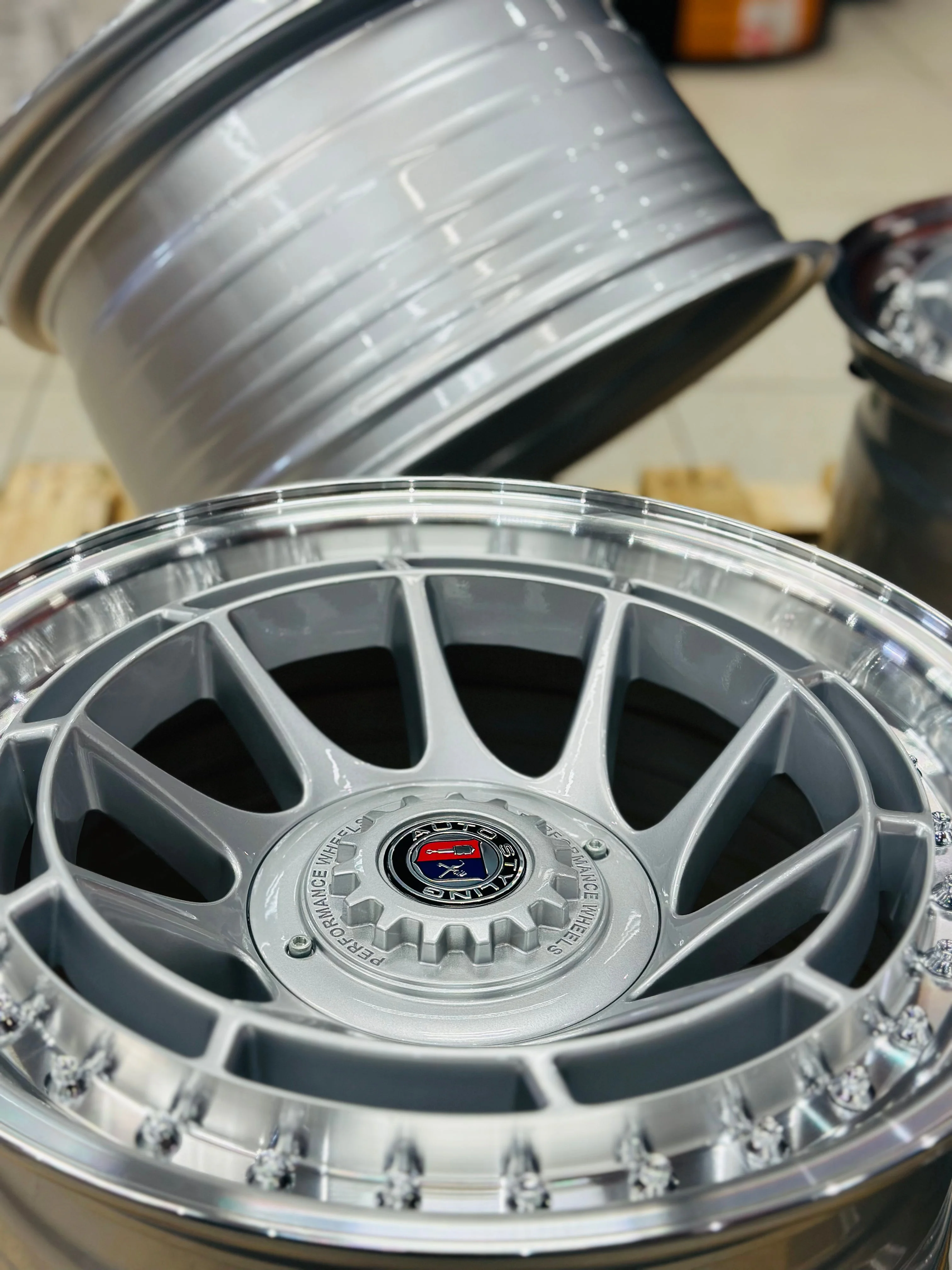15” AS-7573 SILVER 4/100 4/108 wheels - Image 13