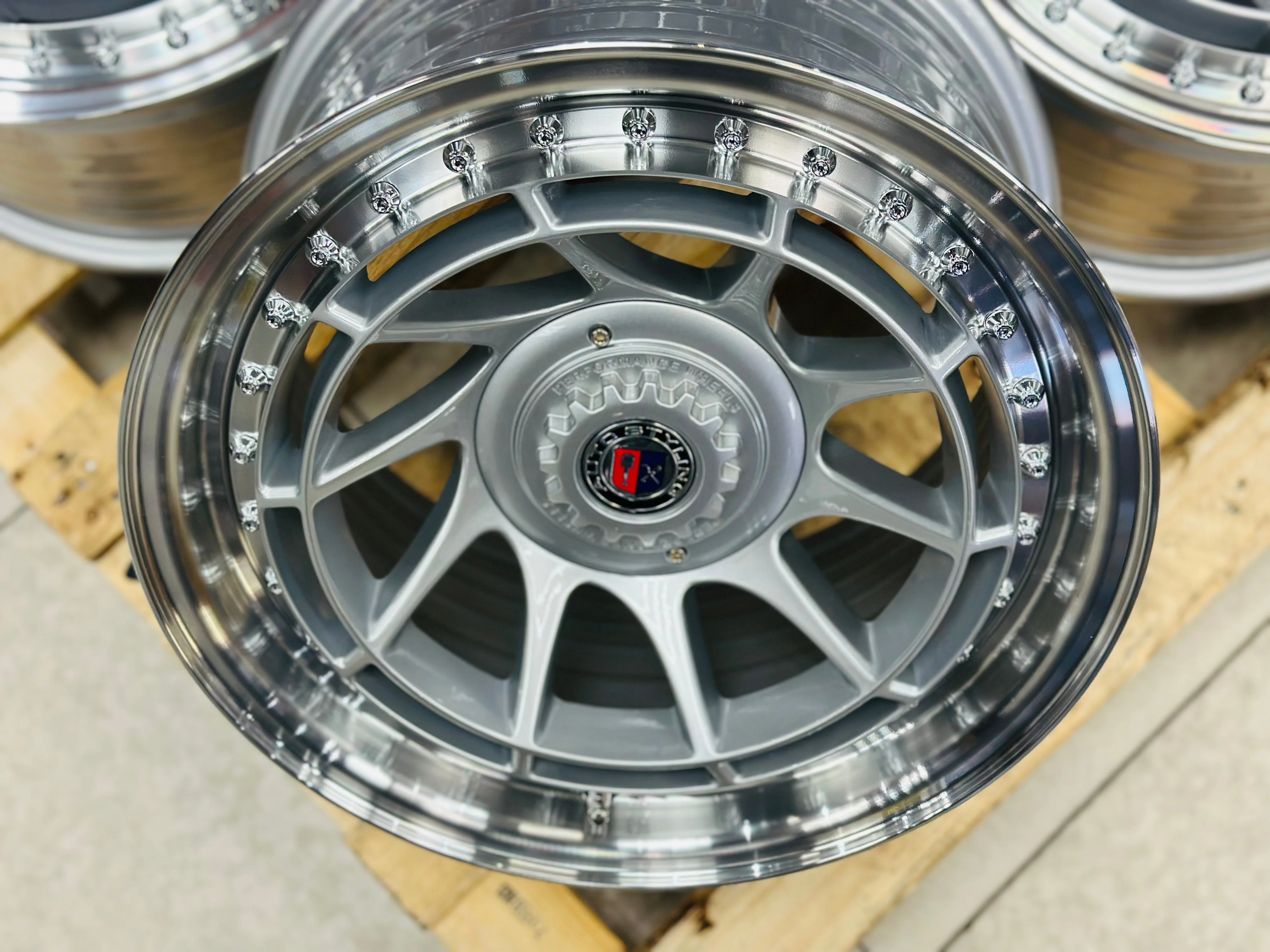 15” AS-7573 SILVER 4/100 4/108 wheels - Image 17