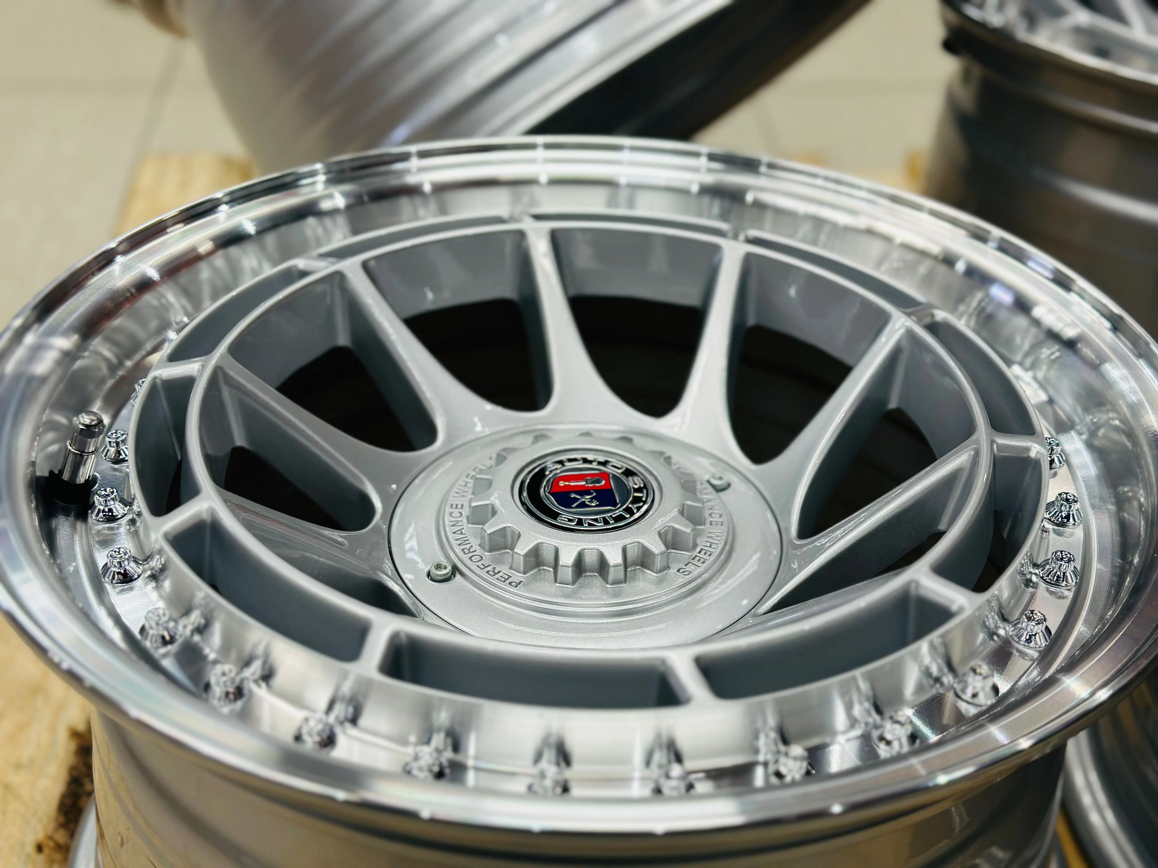 15” AS-7573 SILVER 4/100 4/108 wheels - Image 6