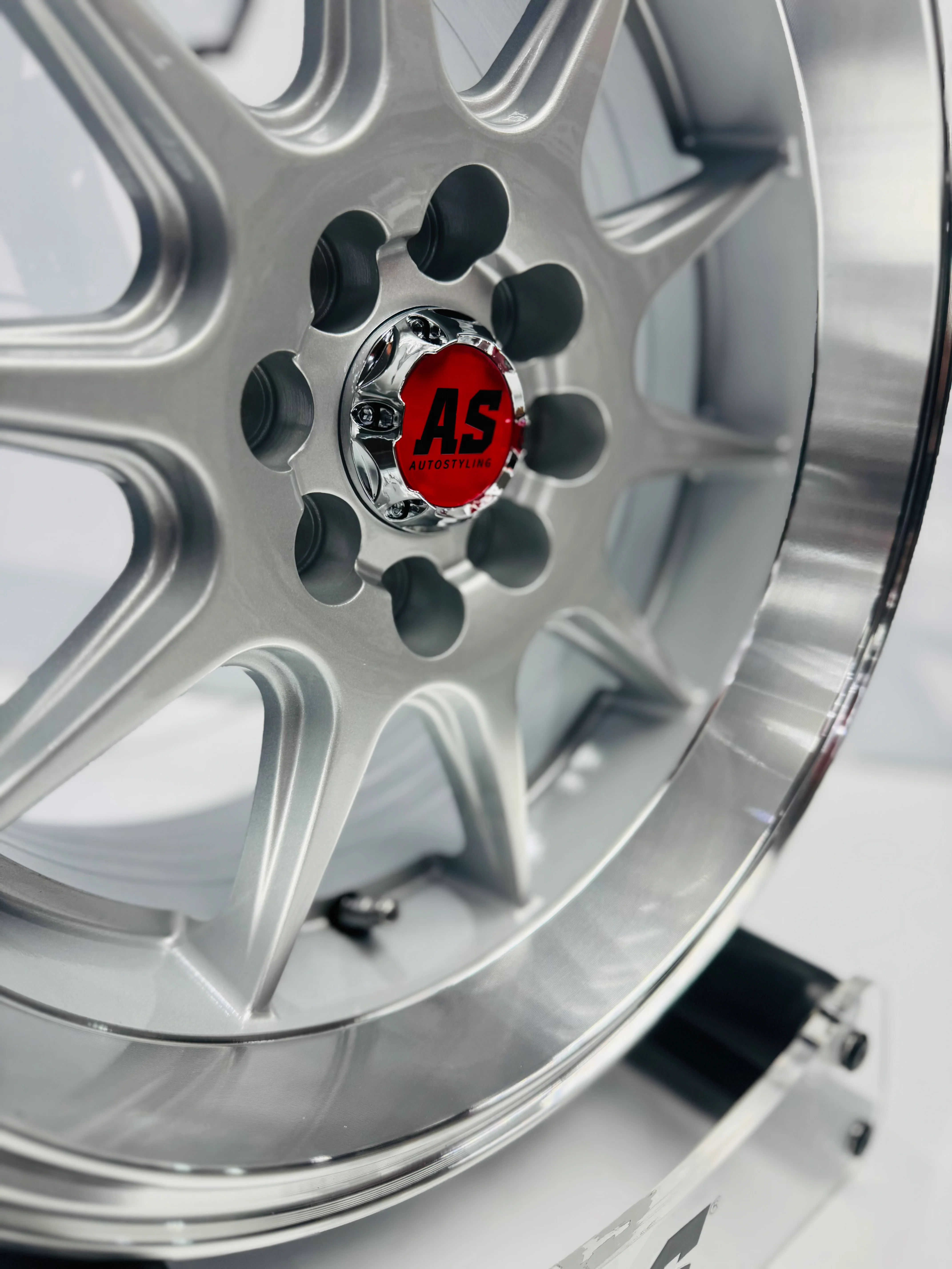 15” AS- 7582 4/100 4/108 silver wheels - Image 8