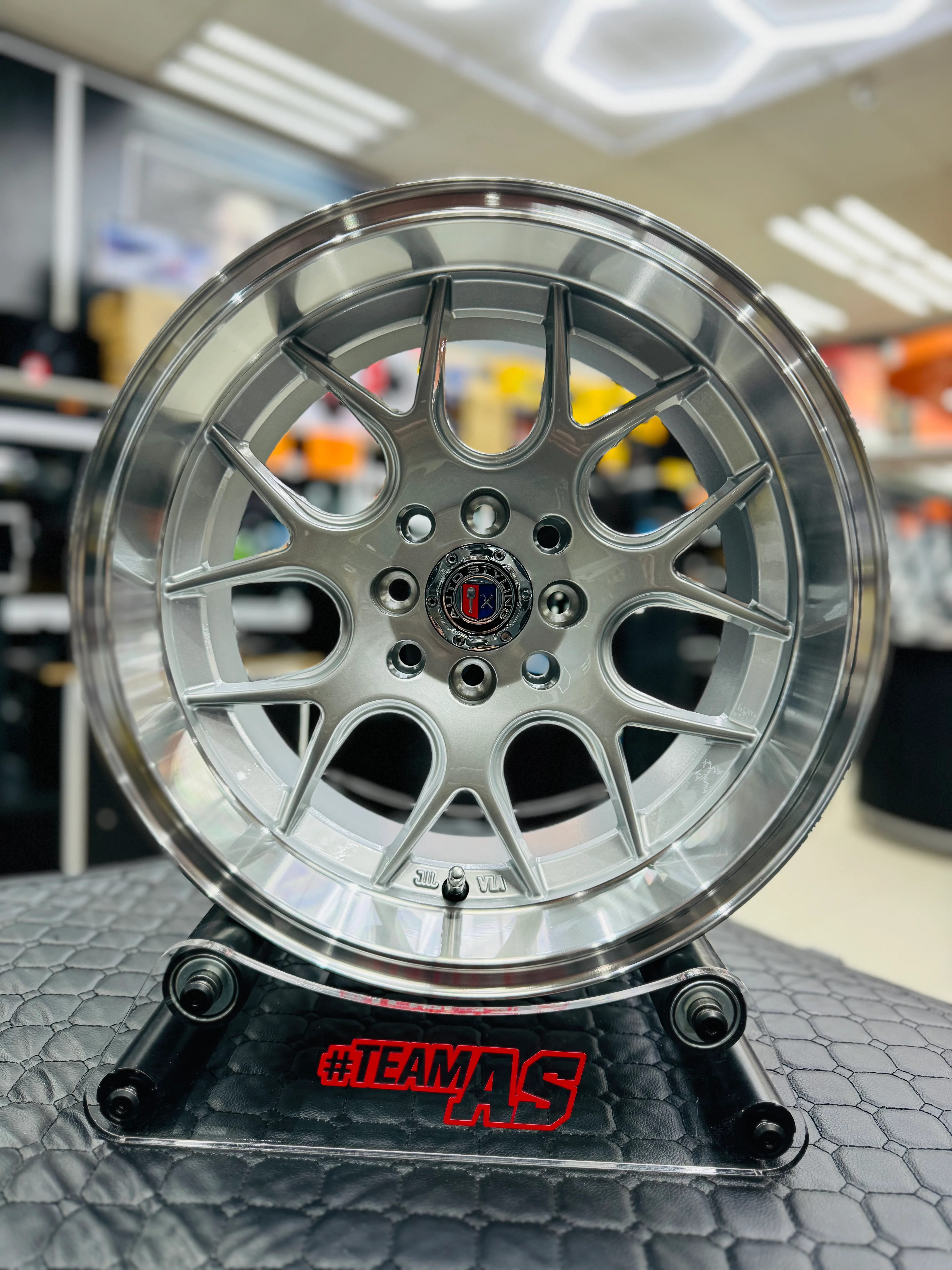 15” AS- 7695  4/100 4/114 silver wheels - Image 15