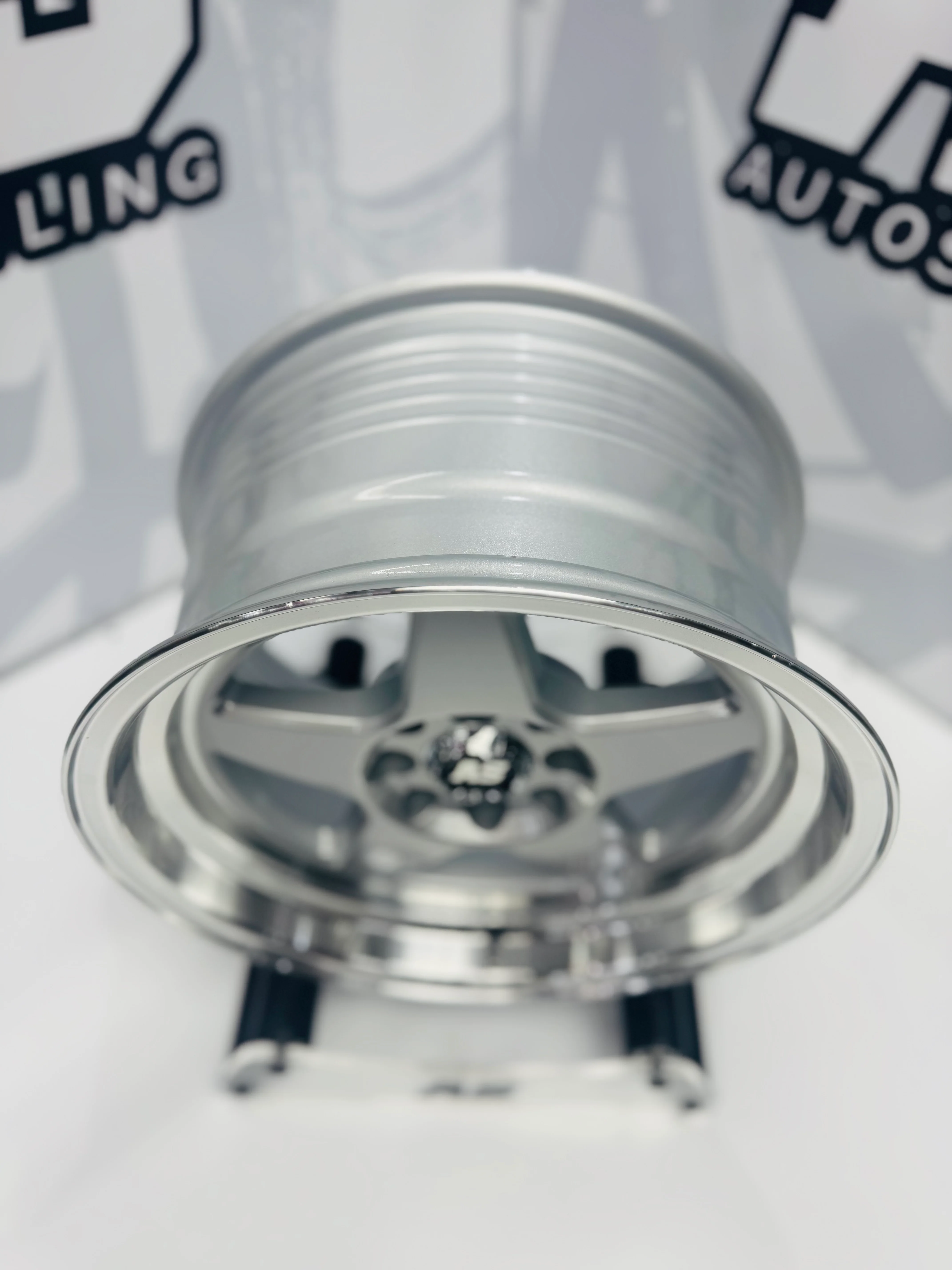 15” AS- 7701 4/100 4/108 silver wheels - Image 2