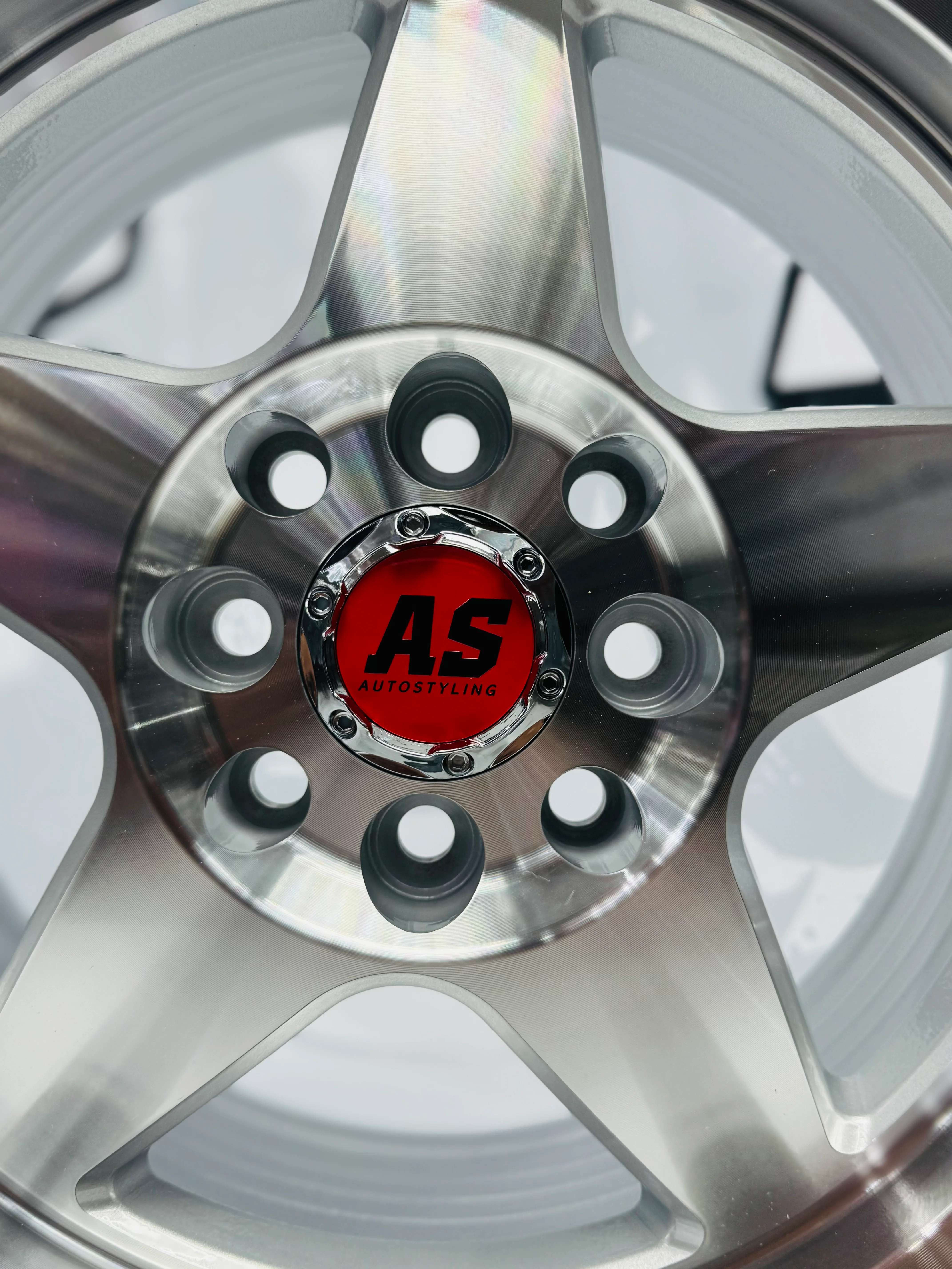 15” AS- 7702 4/100 4/108 silver wheels - Image 3
