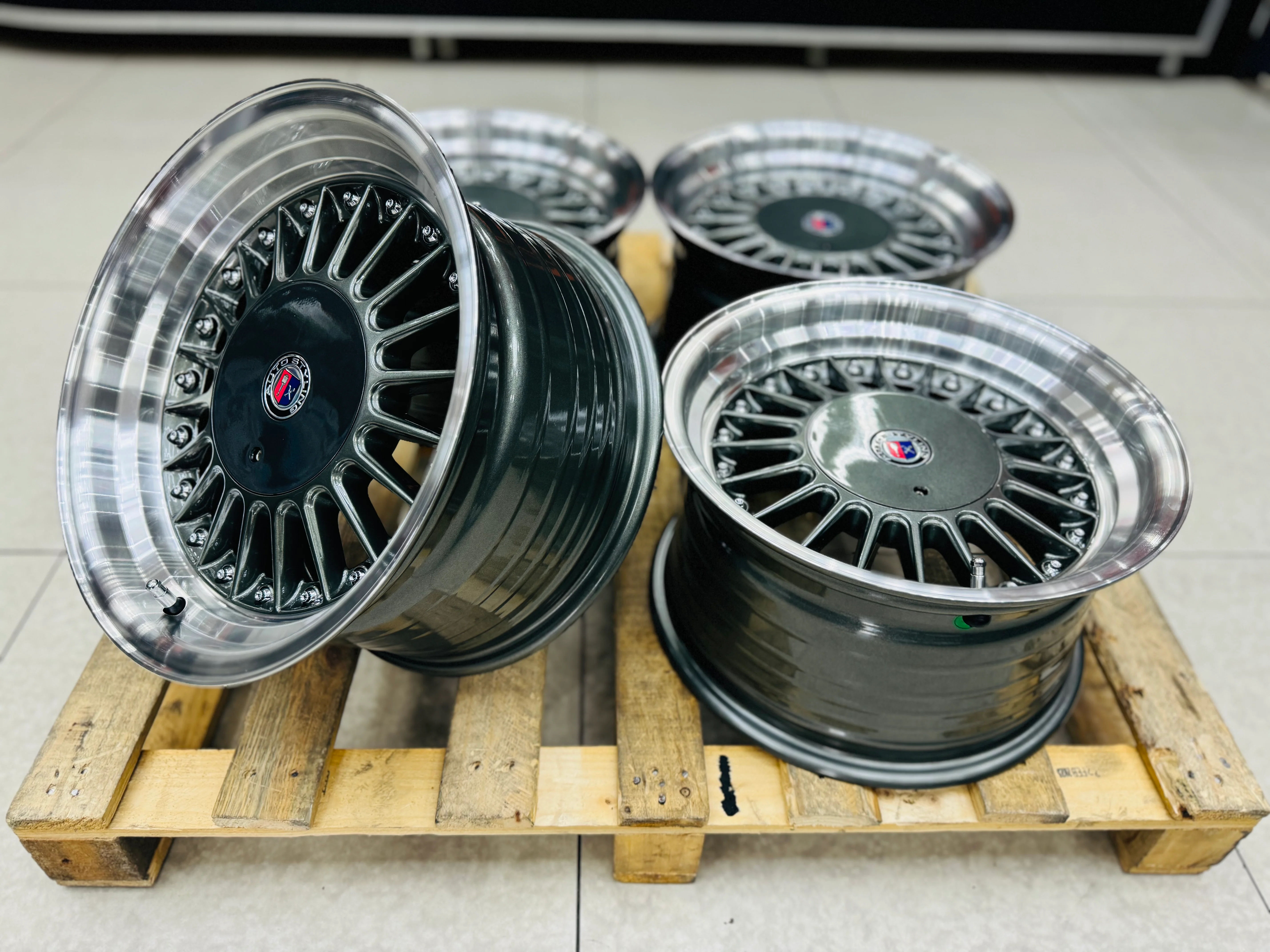 15” AS- ALPINA 4/100 & 4/114 WHEELS GREY - Image 7