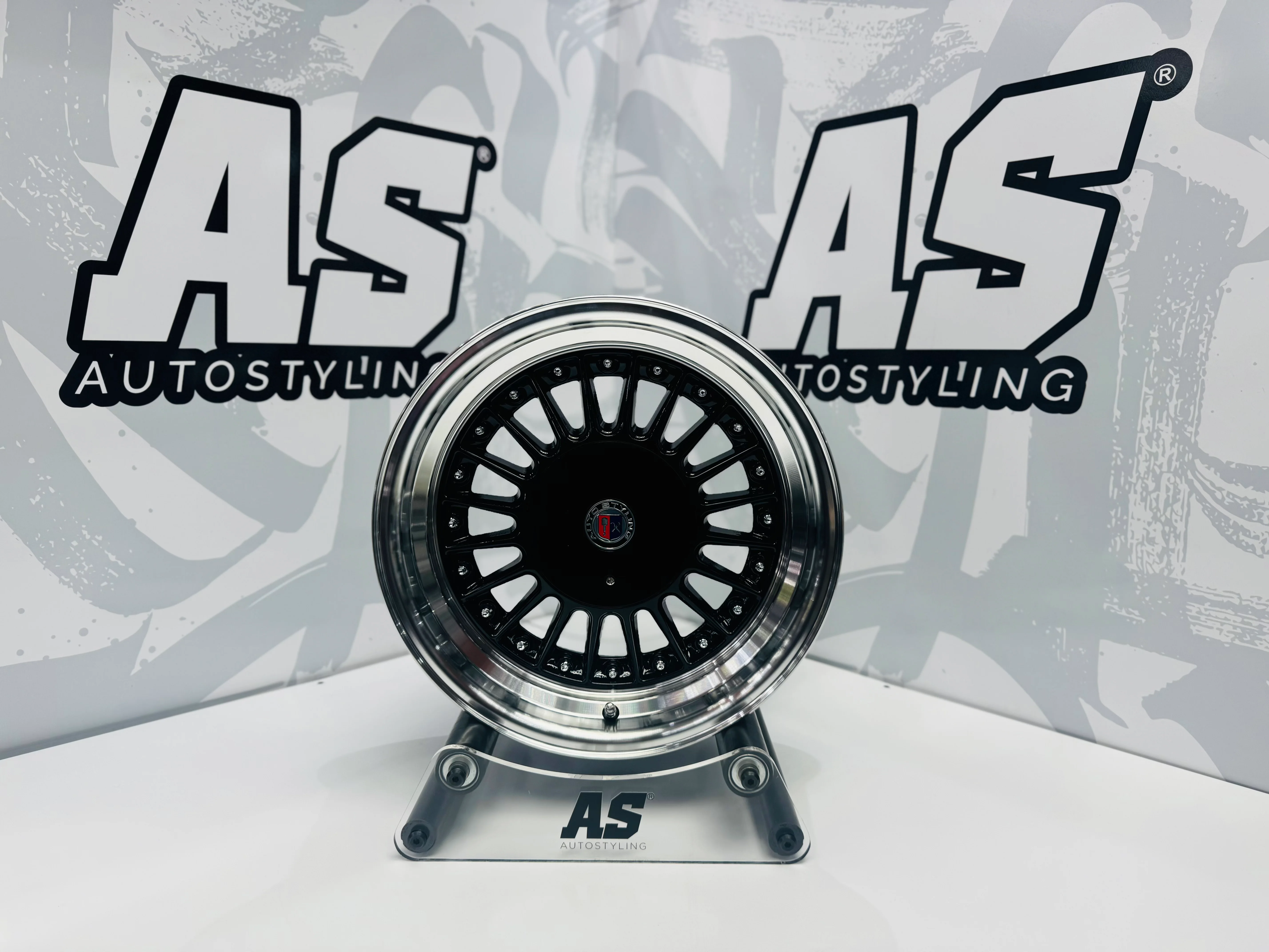 15” AS- ALPINA 7619 4/100 & 4/114 WHEELS Black - Image 2