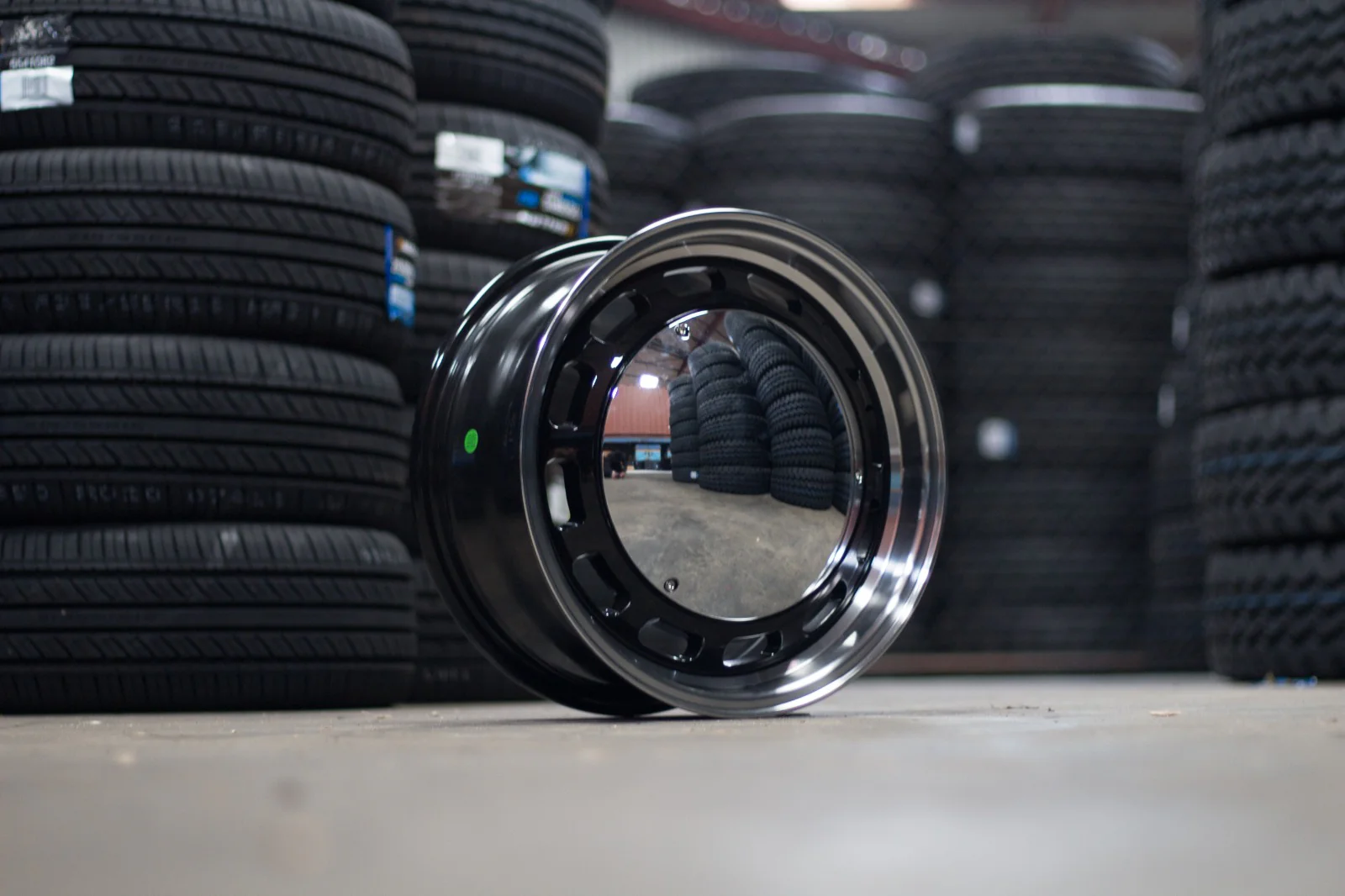 15'' AS- BEETLE SMOOTHIES CHROME/BLACK 4/100 4/114 WHEELS - Image 2