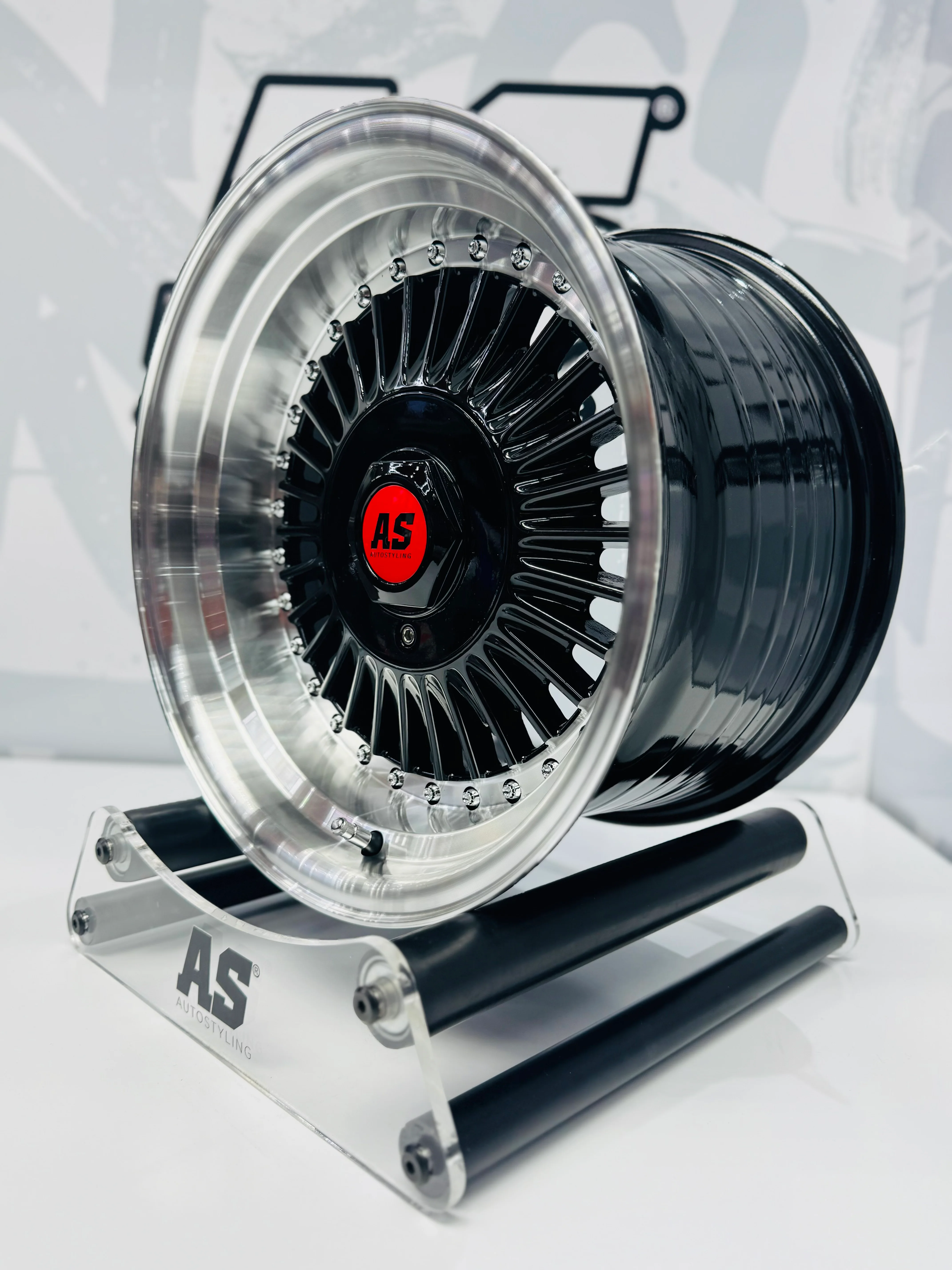 15” AS-EMITZ 7613 black 4/100/108 wheels - Image 5