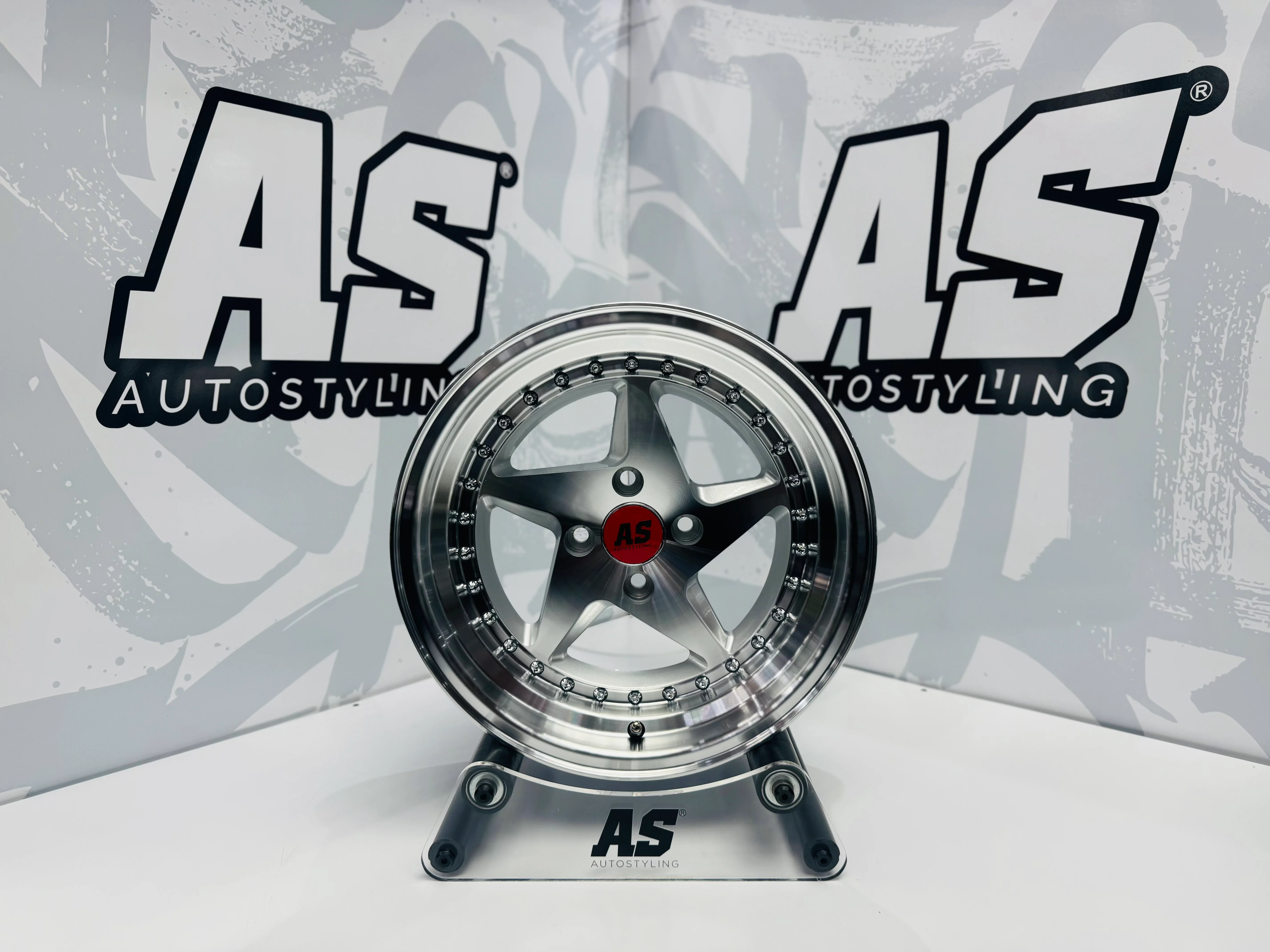 15” AS- RARI M7903 4/100 Silver machine face - Image 9