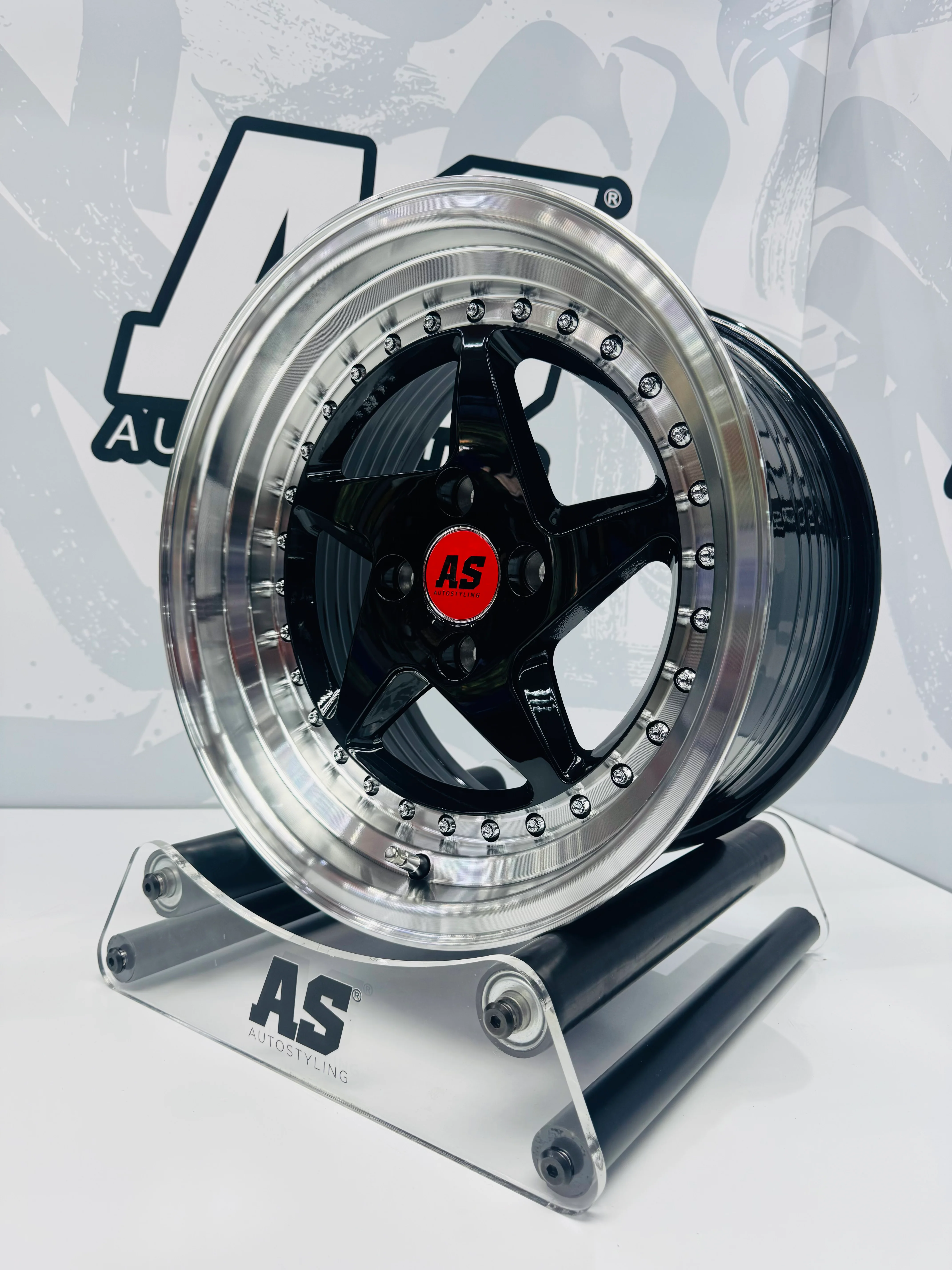 15” AS- RARI M7906 4/100 Blk - Image 3