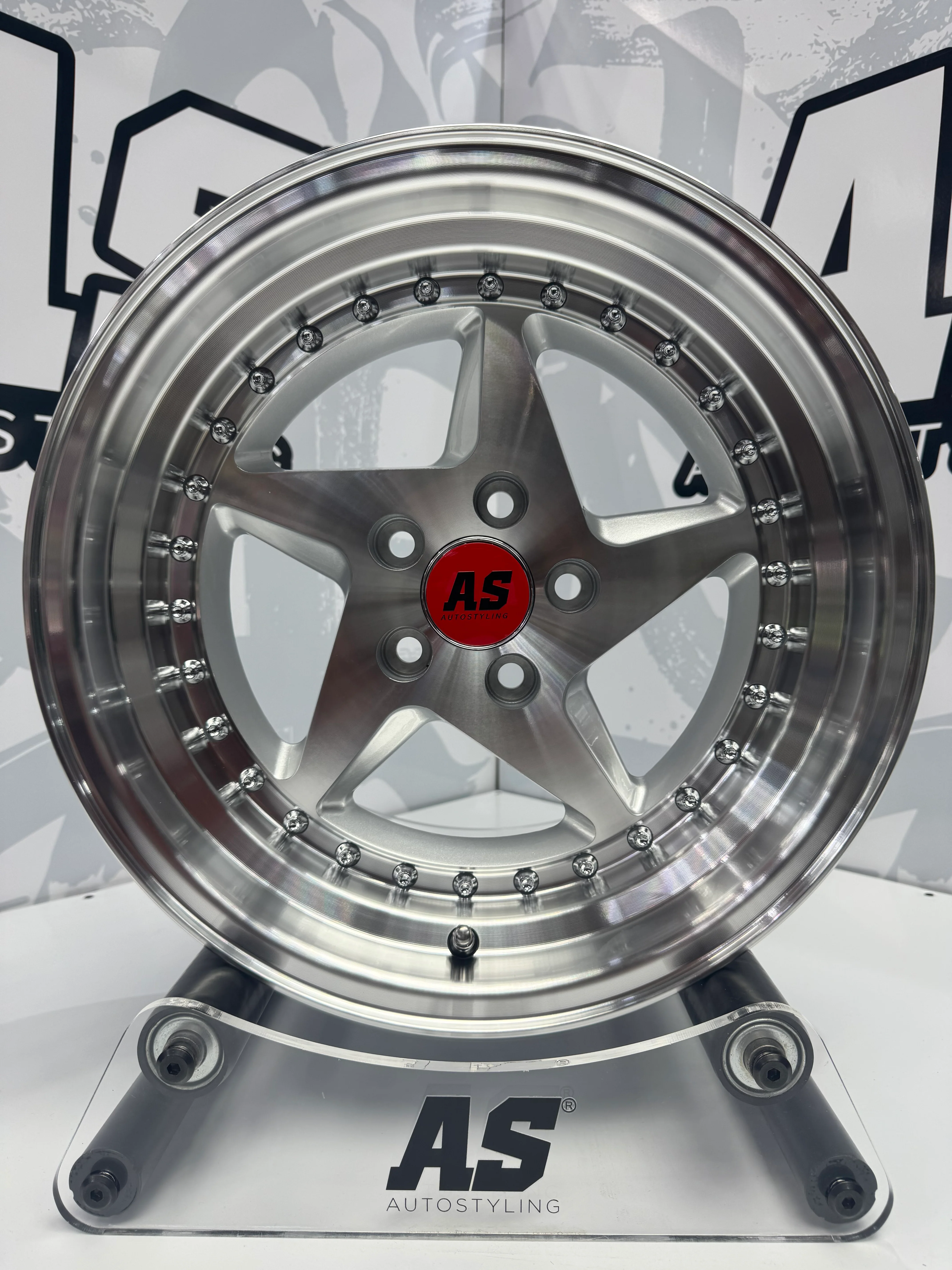 15” AS-RARI M7907 5x100 SILVER - Image 2
