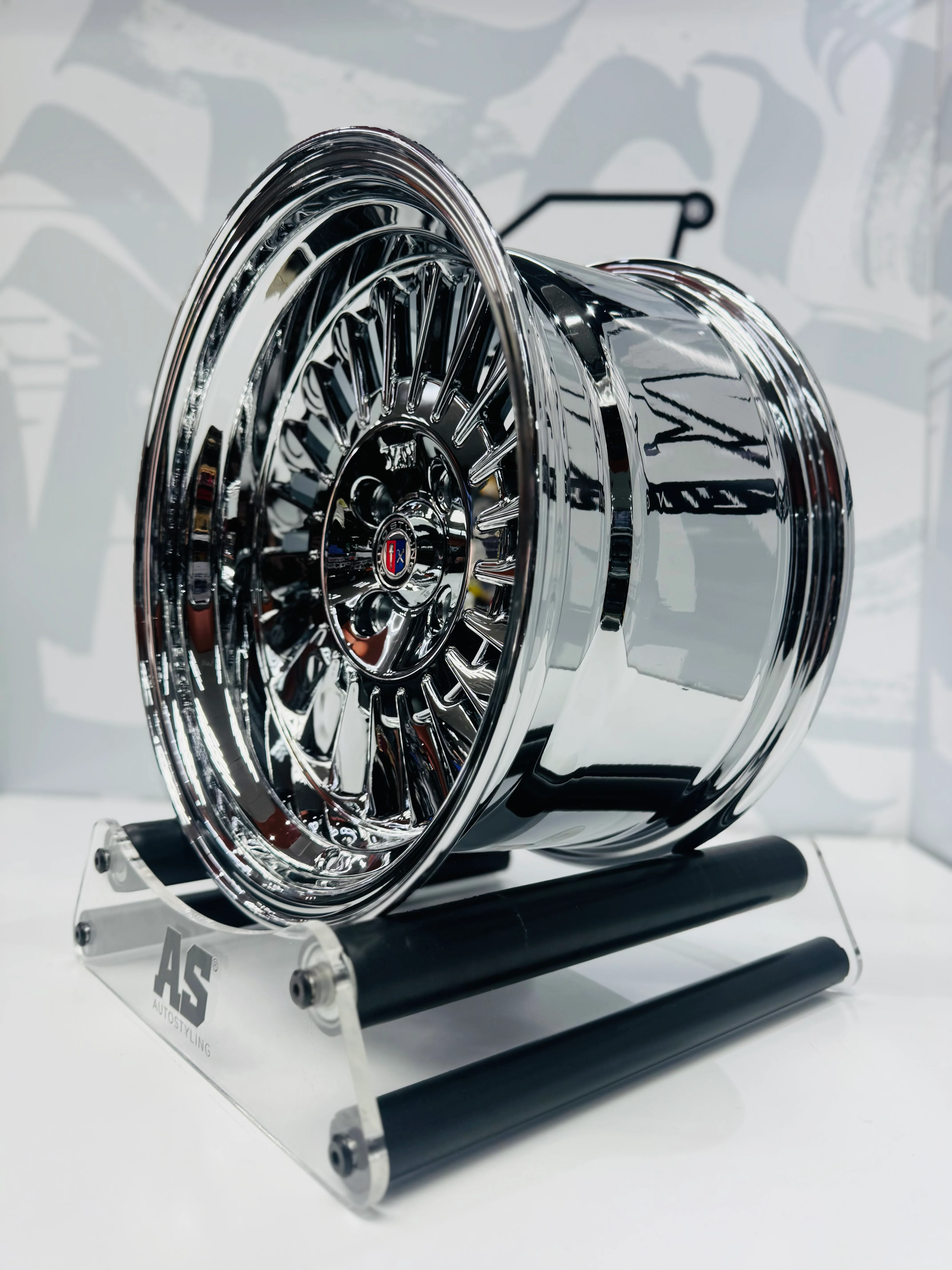 15” AS-PIRI 4/100 CHROME WHEELS - Image 3