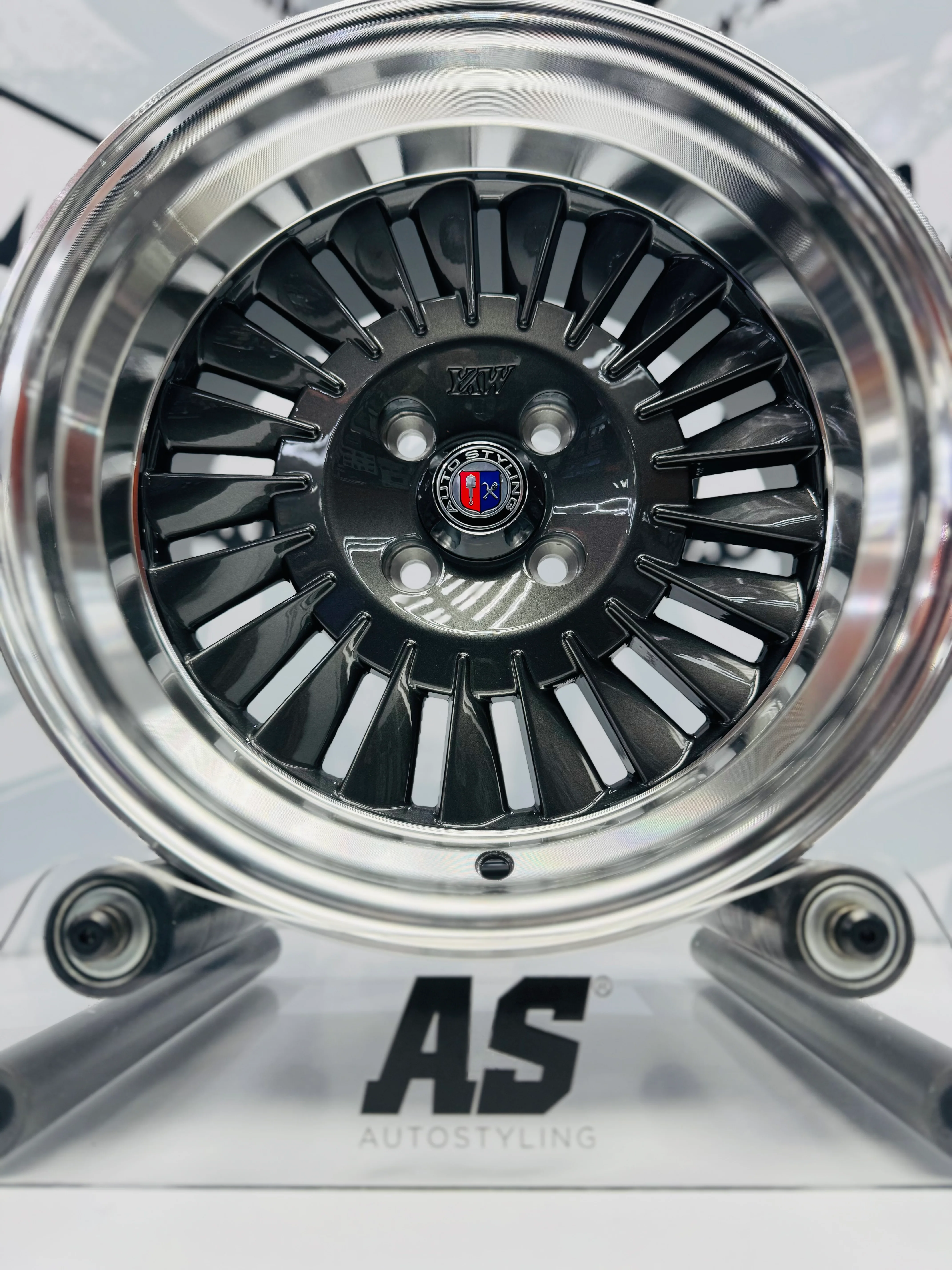 15” AS-PIRI 4/100 GUNMETAL WHEELS - Image 6