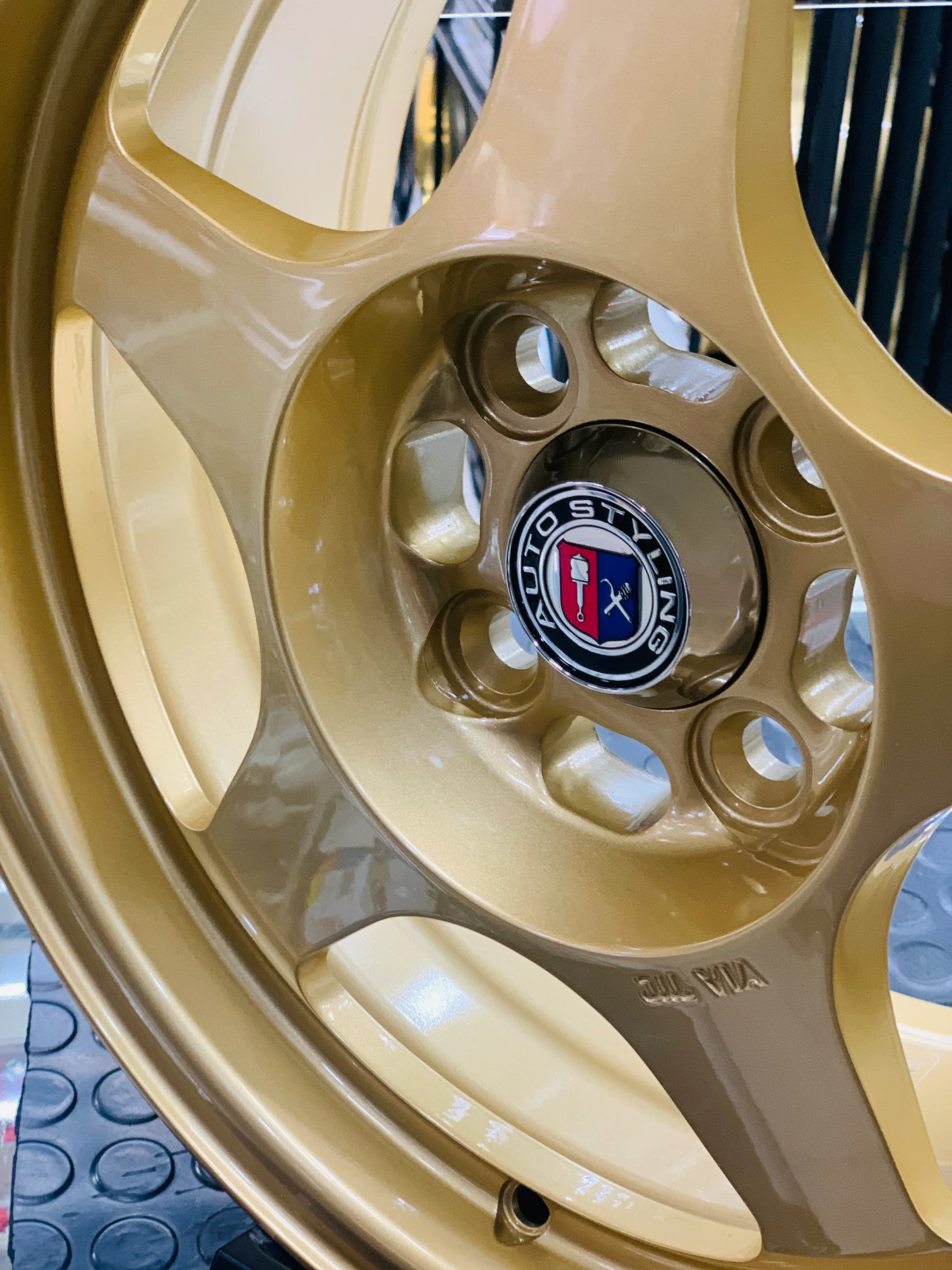 15” AS- SPOONS GOLD 7J WHEELS - Image 3