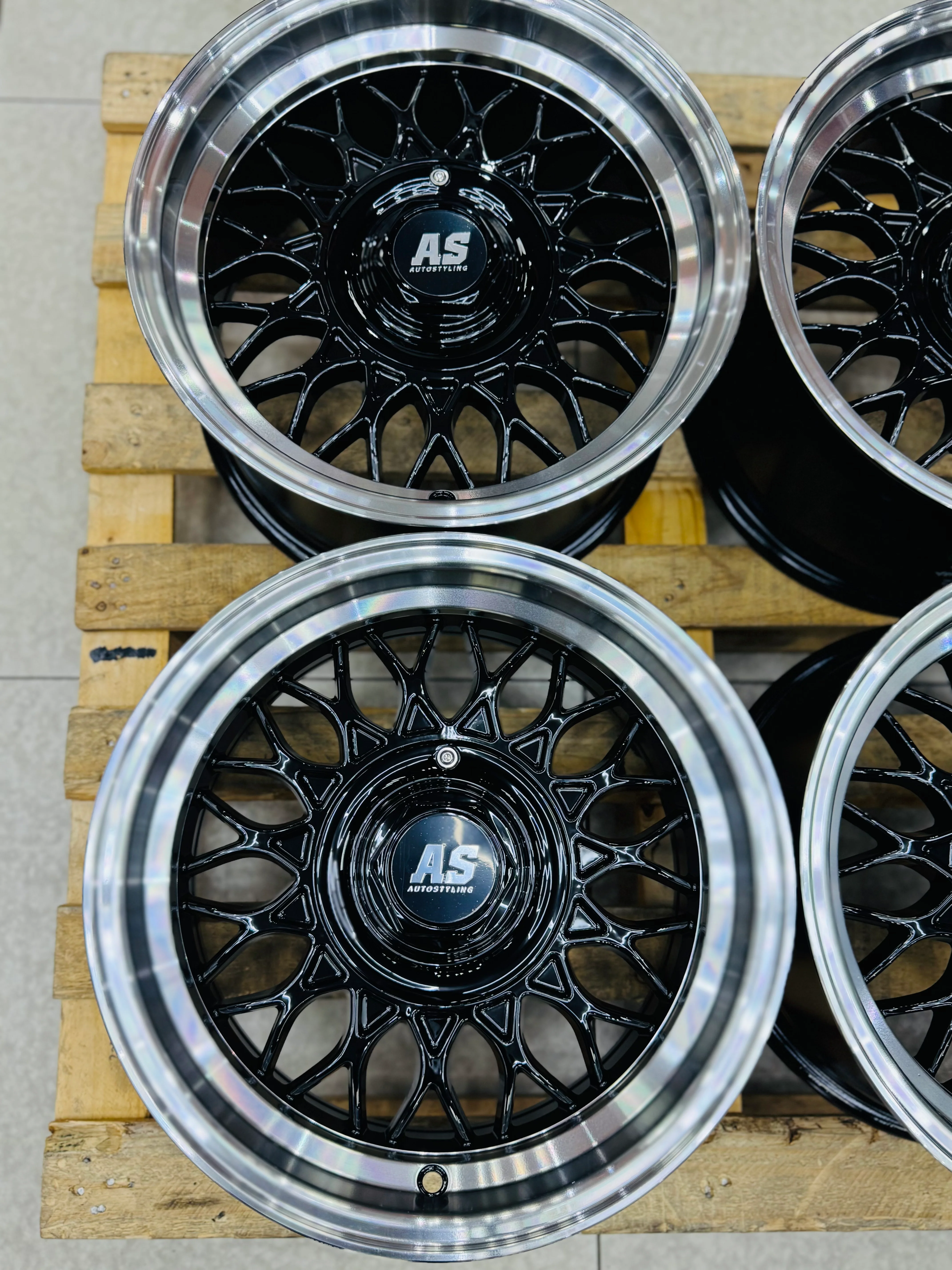15” AS VR6  VURA BLACK   4/100 & 4/114 - Image 2