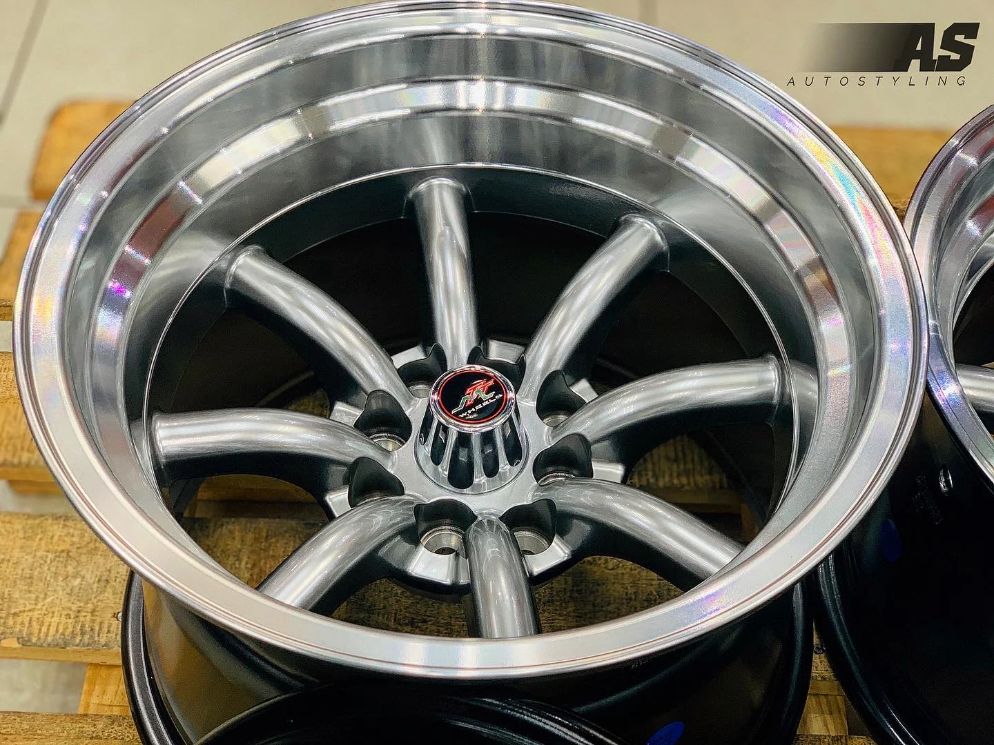 15” AS-WATA 9/10.5J 4/100 4/114 GUNMETAL - Image 4