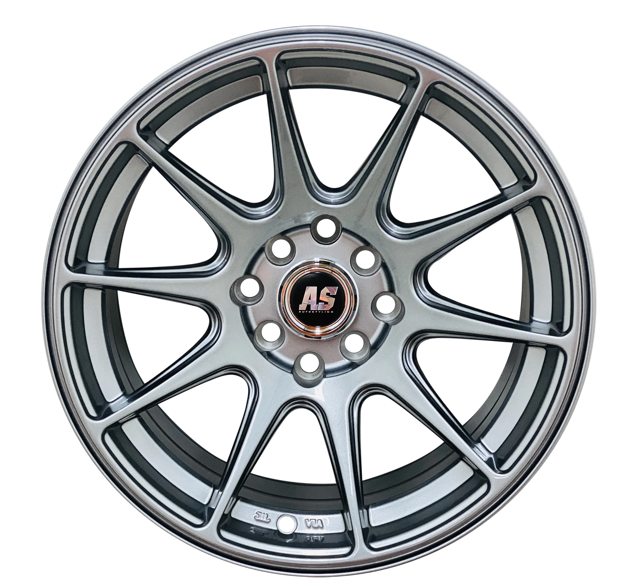 15” AS-XXR 4/100 4/114 GUNMETAL - Image 2