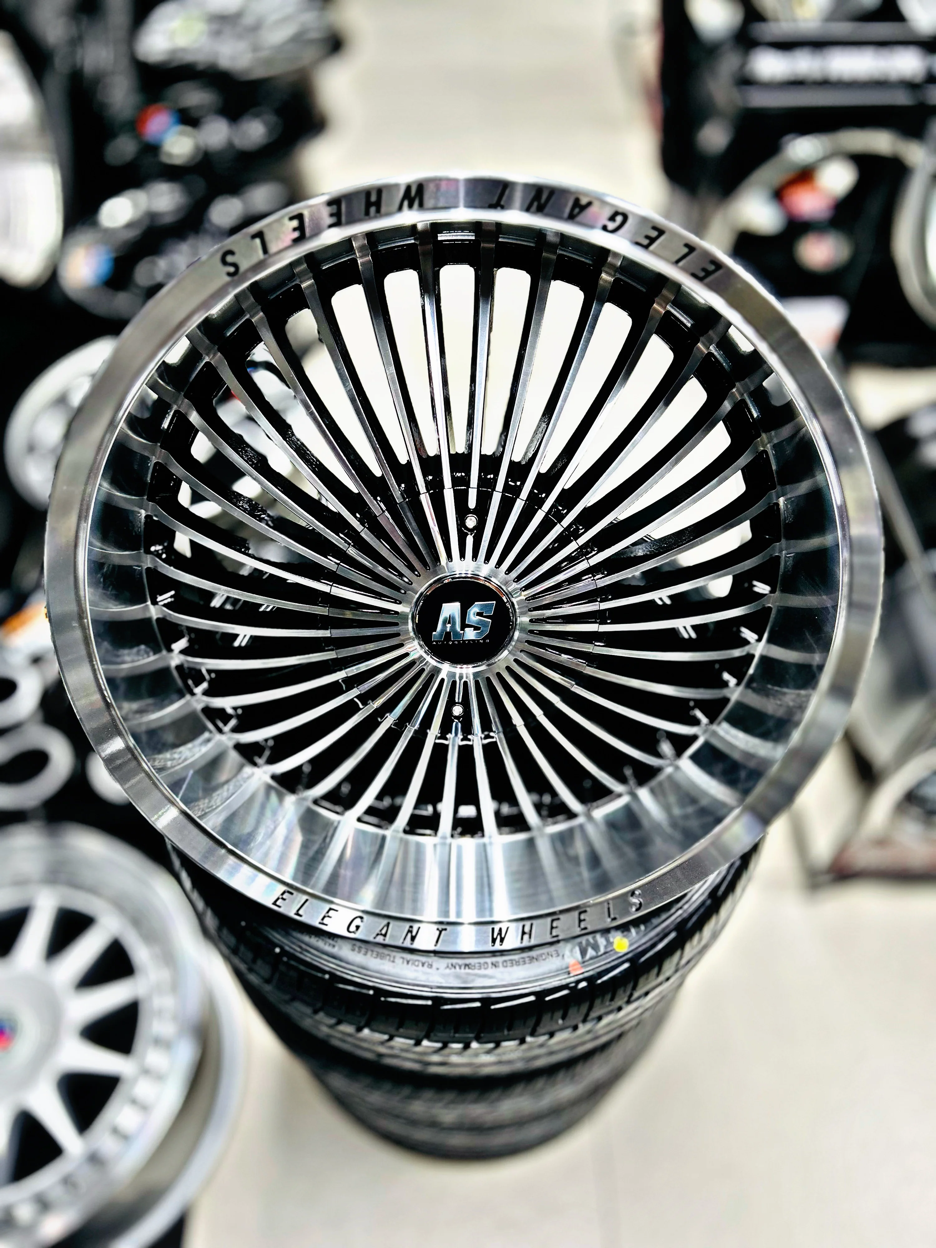 17” AS PROPELLER  4/100 & 4/114 silver wheels - Image 4