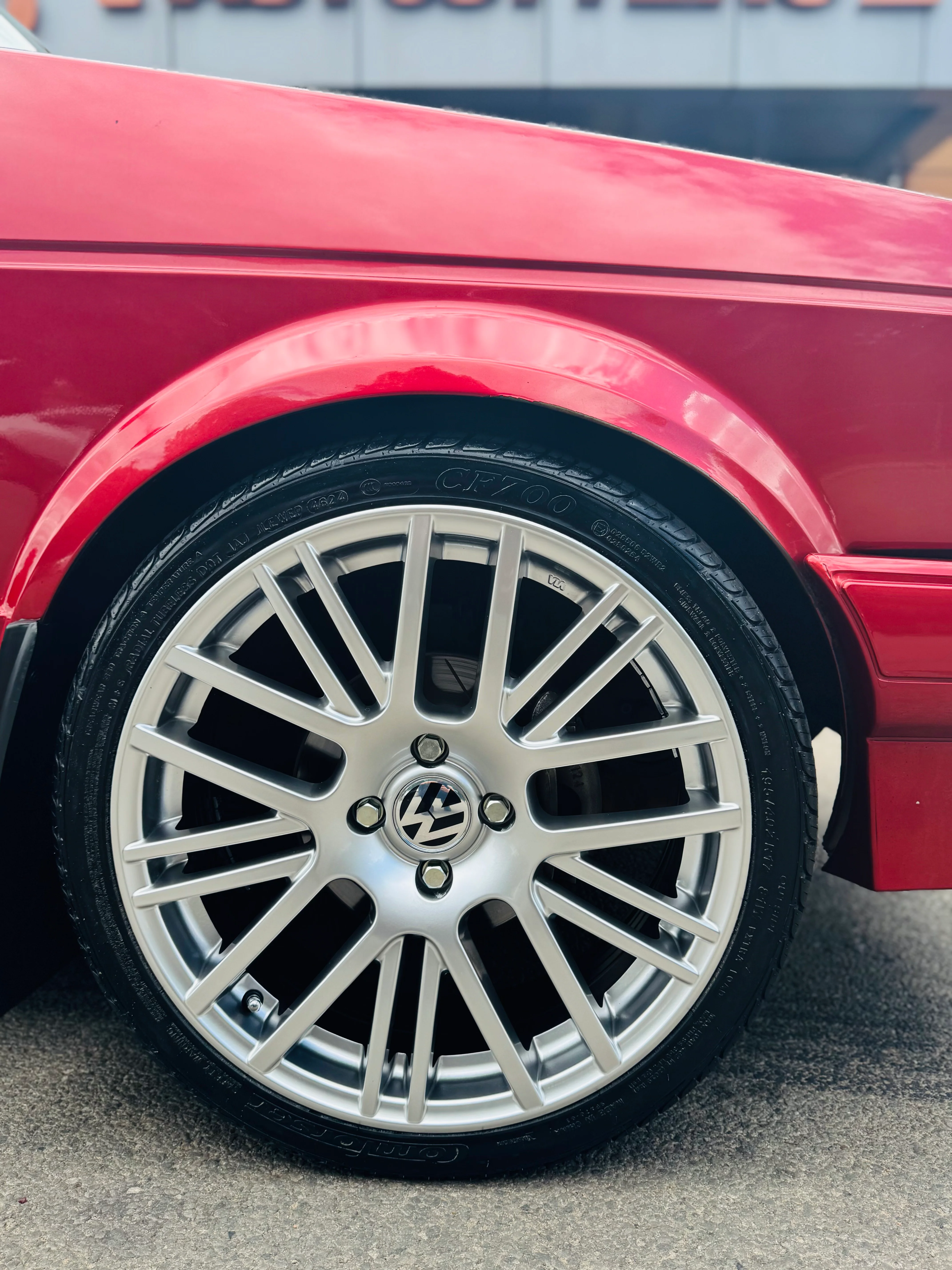 17" AS- VDUB EXOR  REPS 4/100 SILVER WHEELS - Image 14