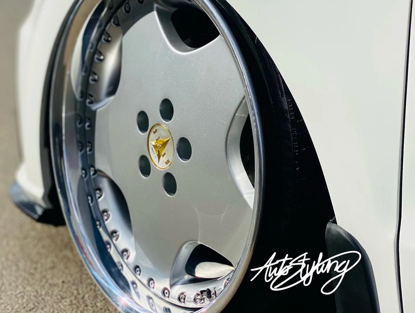 17” WORK RYVER 3 pce split wheels 4x100 pcd - Image 6