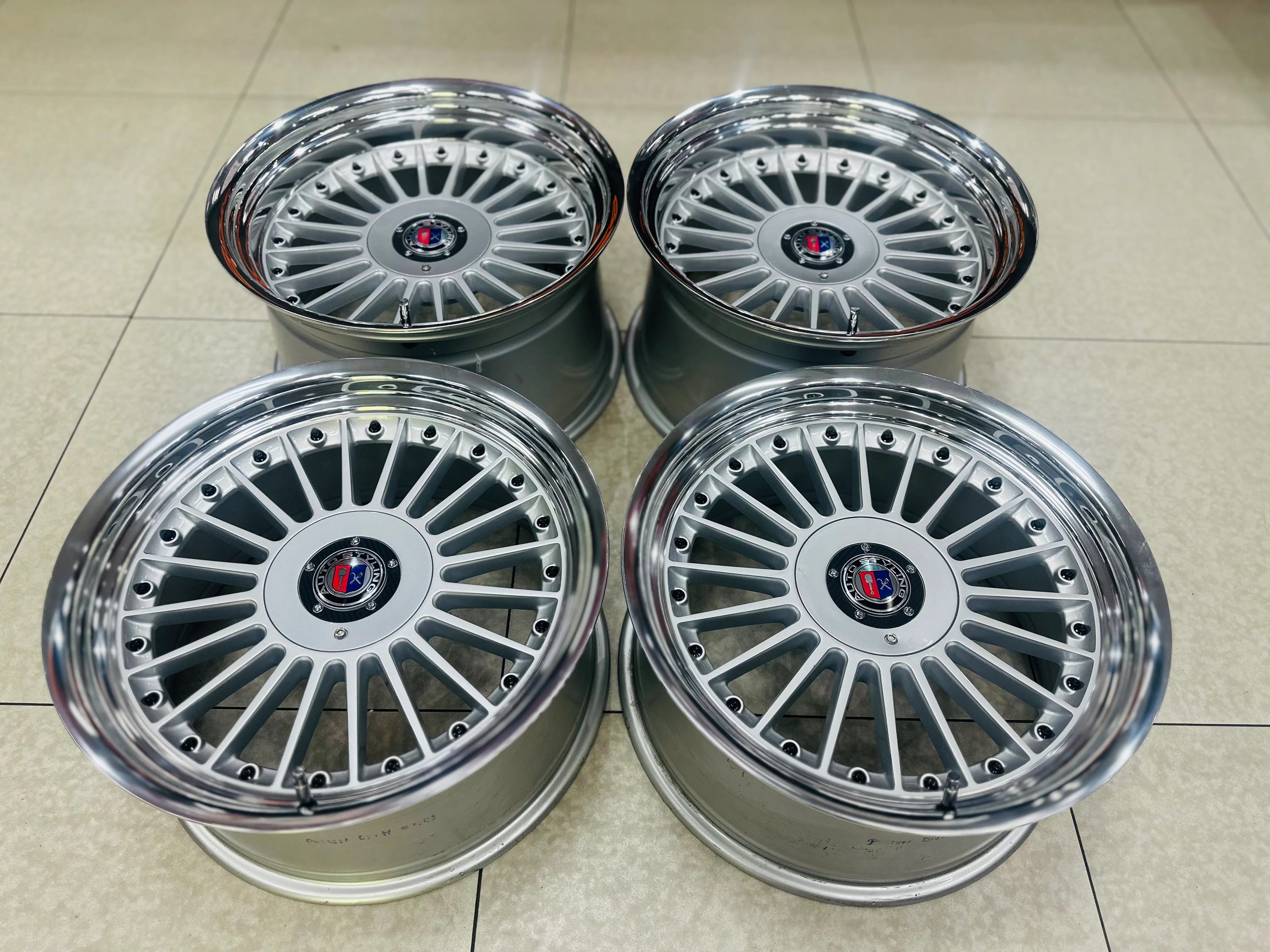 18” AS ALPINA 5X112 & 5X120 wheels with high polished dishes - Image 2