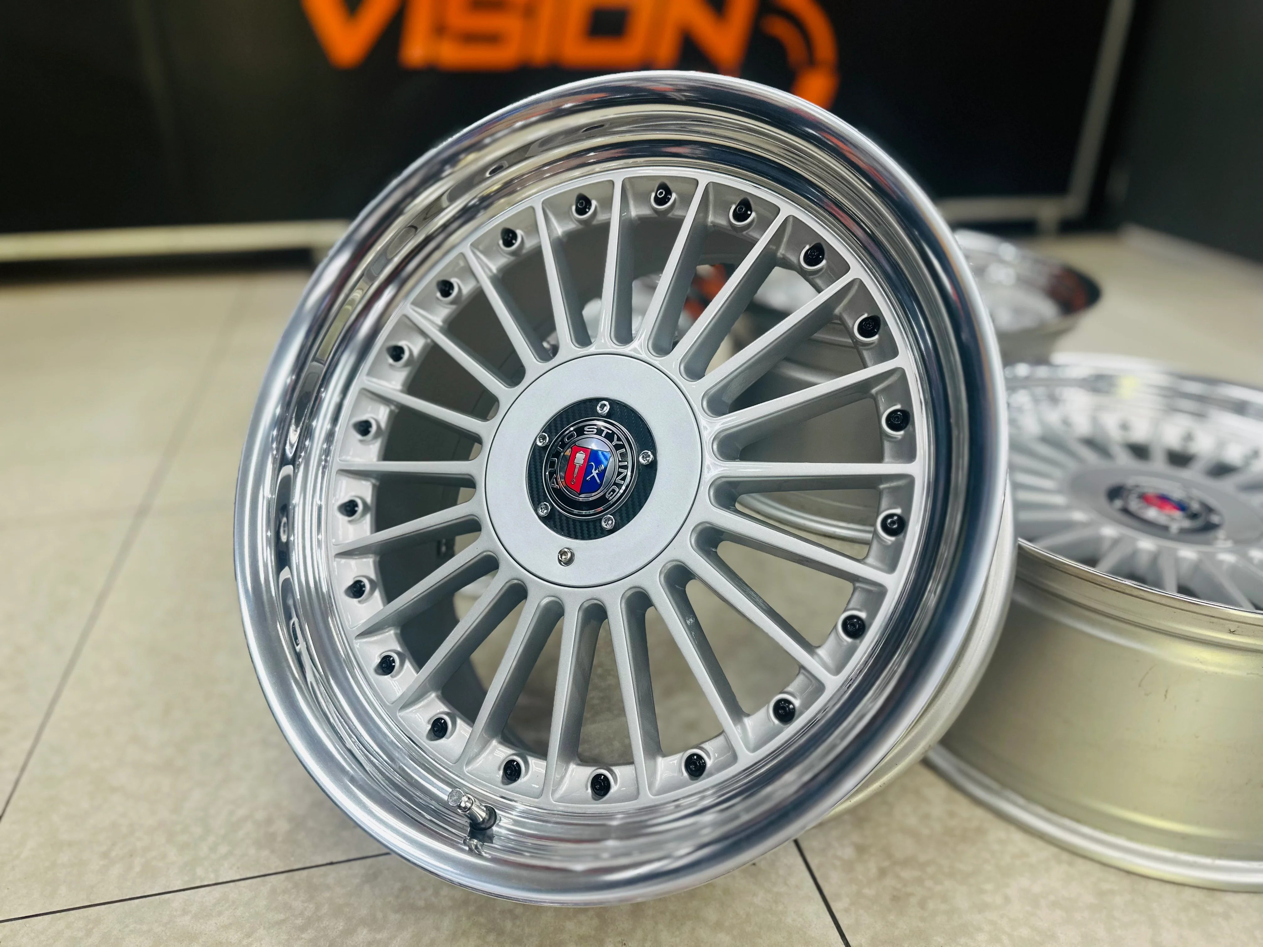 18” AS ALPINA 5X112 & 5X120 wheels with high polished dishes - Image 4