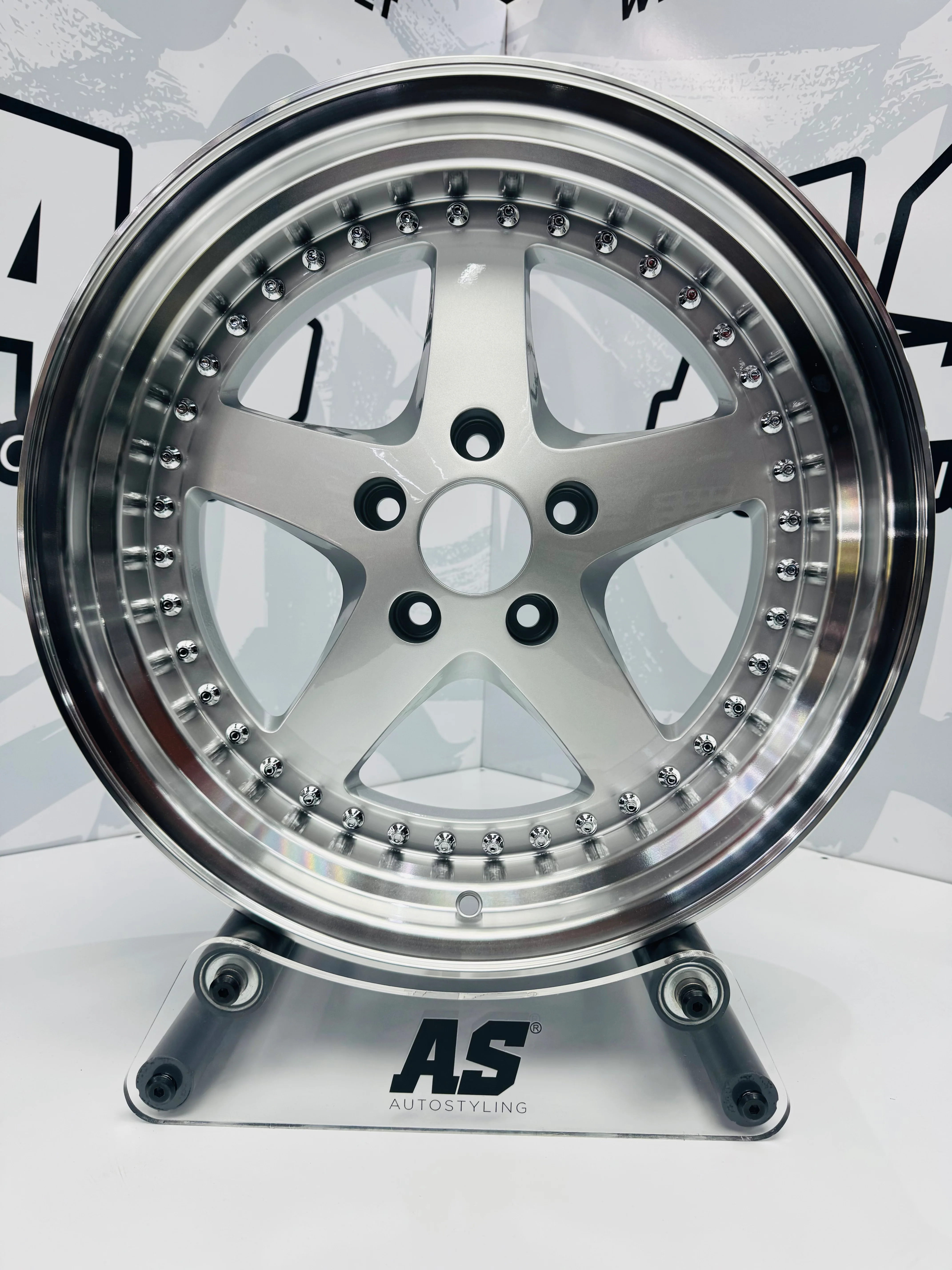 18” AS-EQUIP 5x120 SILVER - Image 4