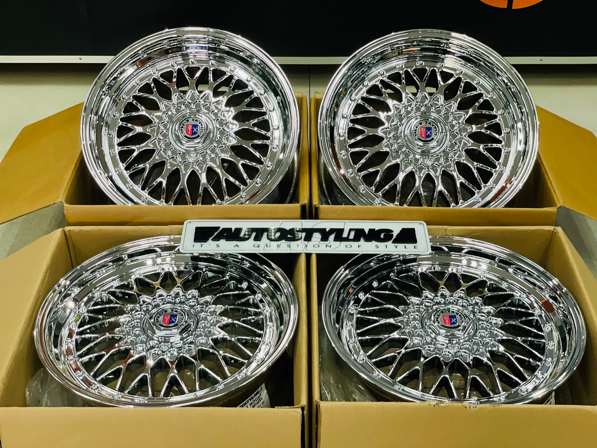 18” AS- MESH 5/100 5/120 SILVER CHROME - Image 13