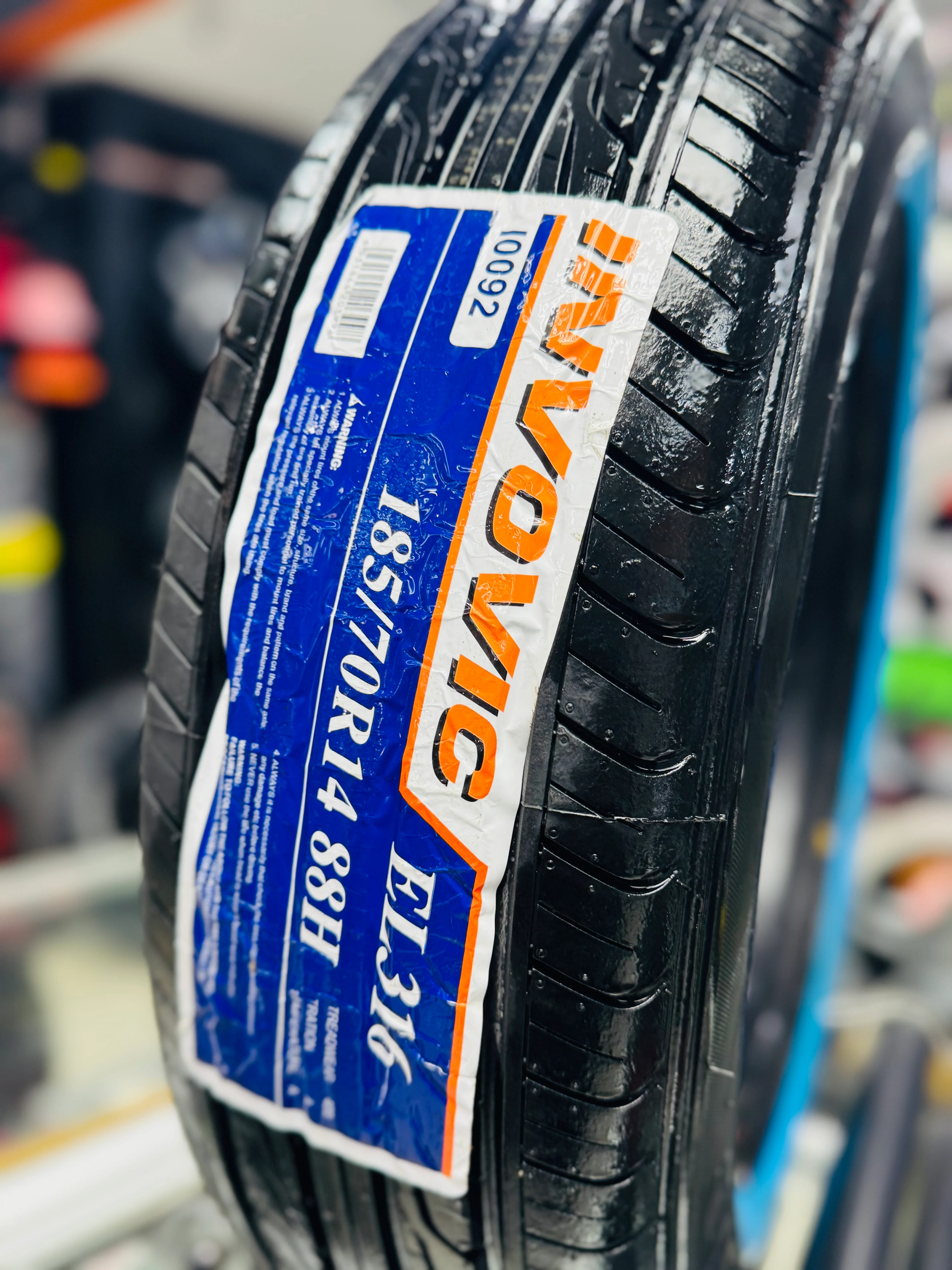 185/70/14 INVOVIC WHITE WALL TYRES - Image 3