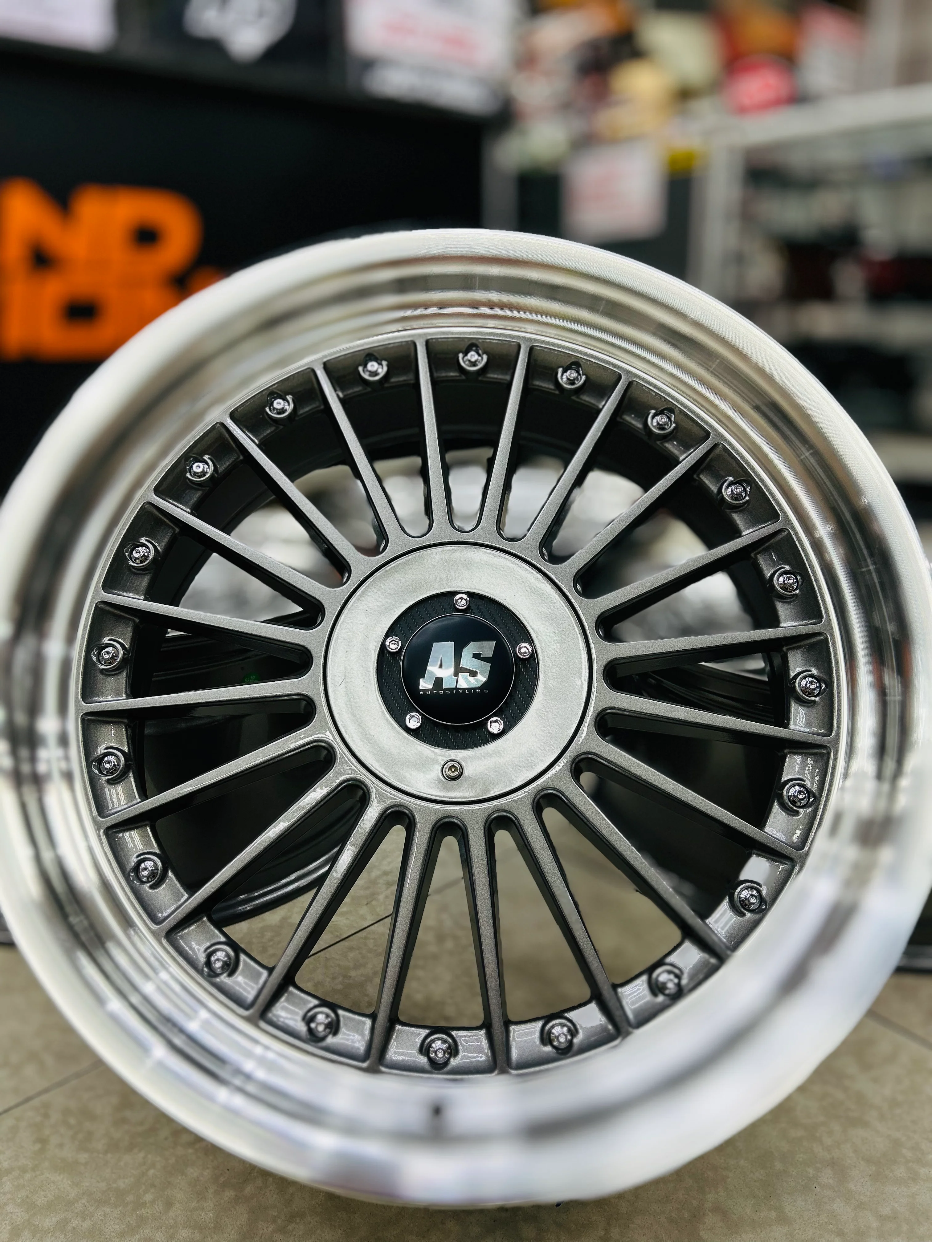 19”AS  ALPINA 5/112 & 5/120 multi pcd gunmetal - Image 16