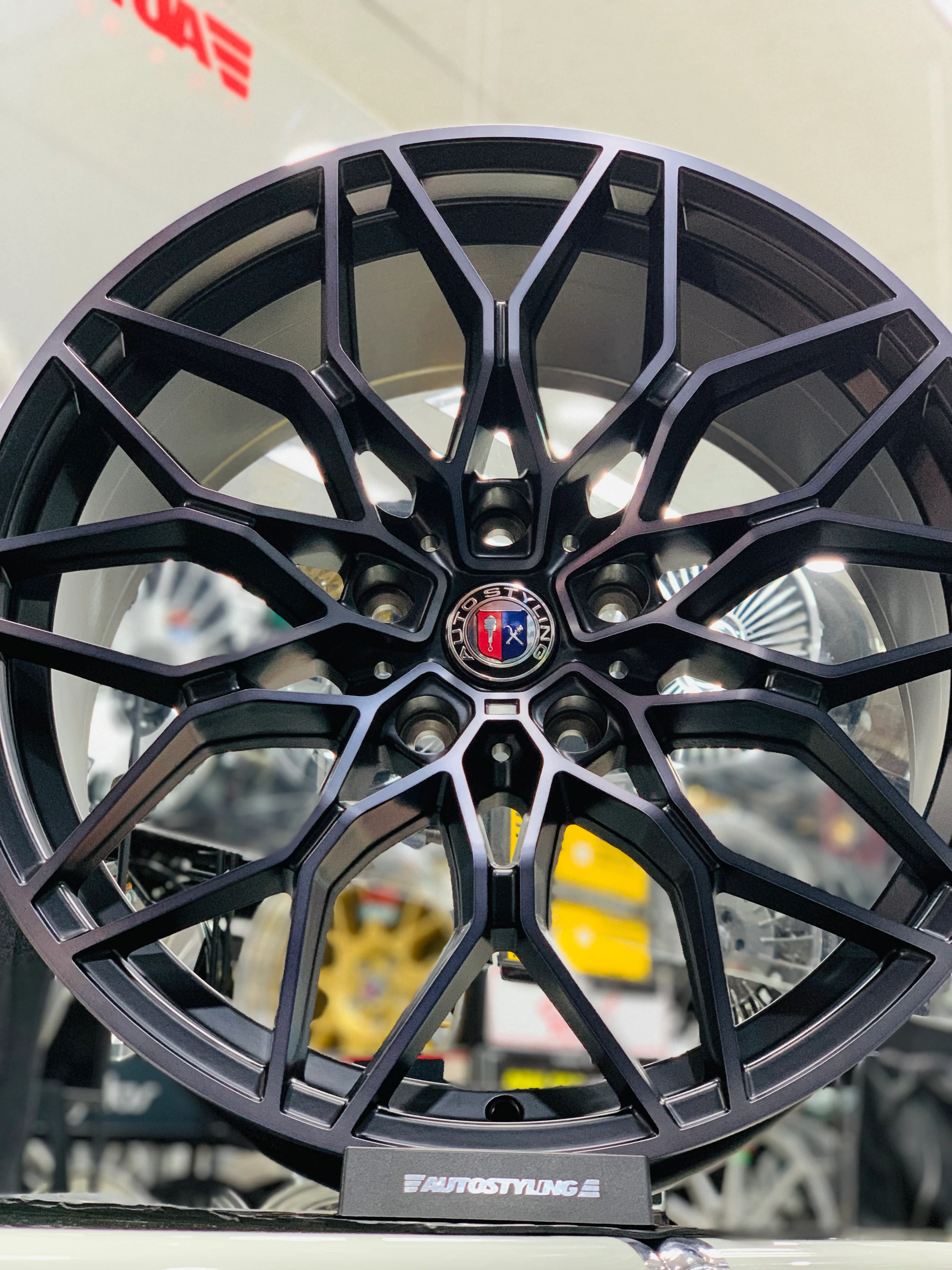 19” AS- G80  5X120 MATT BLACK wheels - Image 3