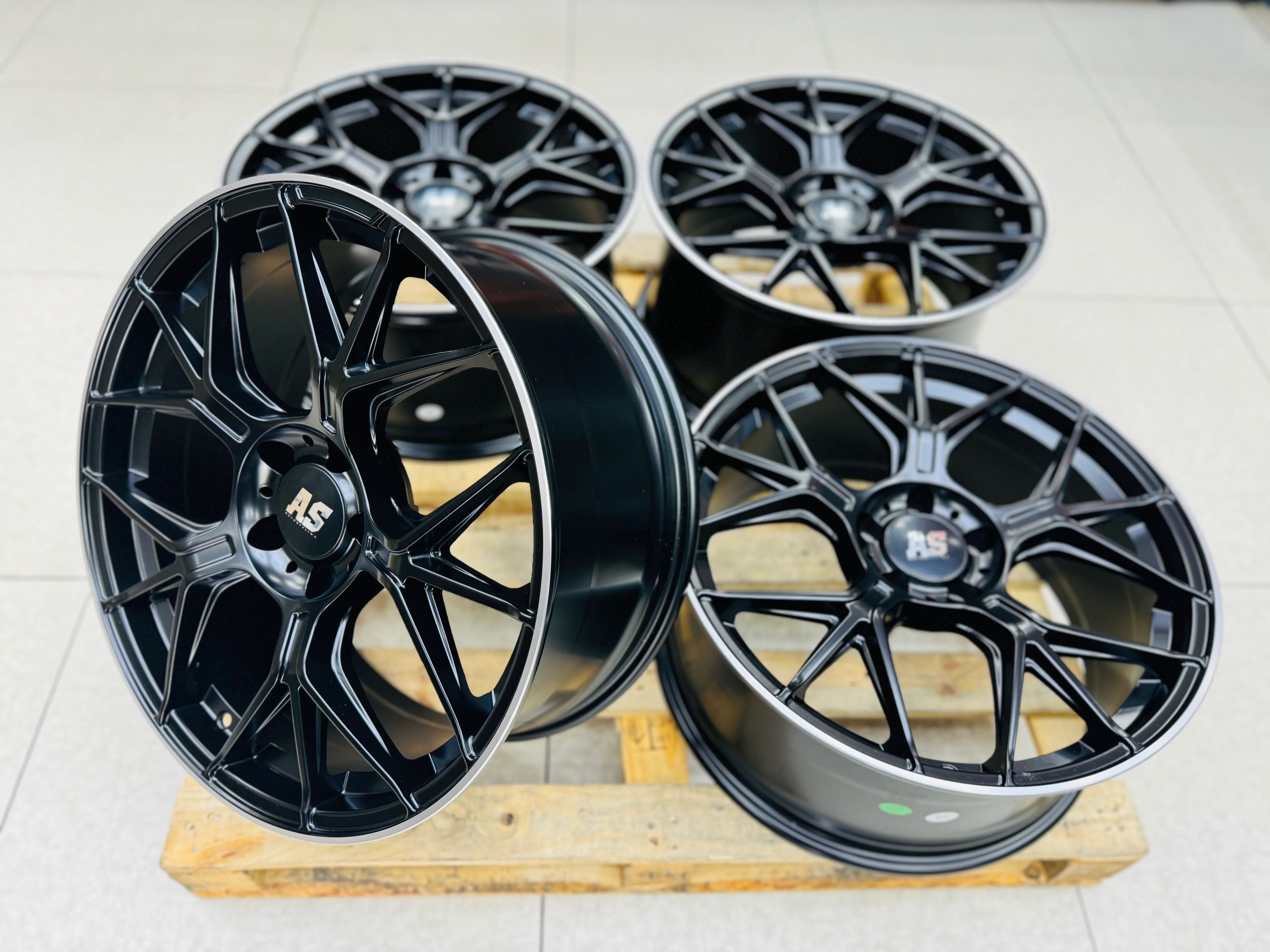 19” AS GT AMG 2023  5x112 PCD NARROW WIDE WHEELS FOR MERCEDES AUDI &   VW GTI - Image 3