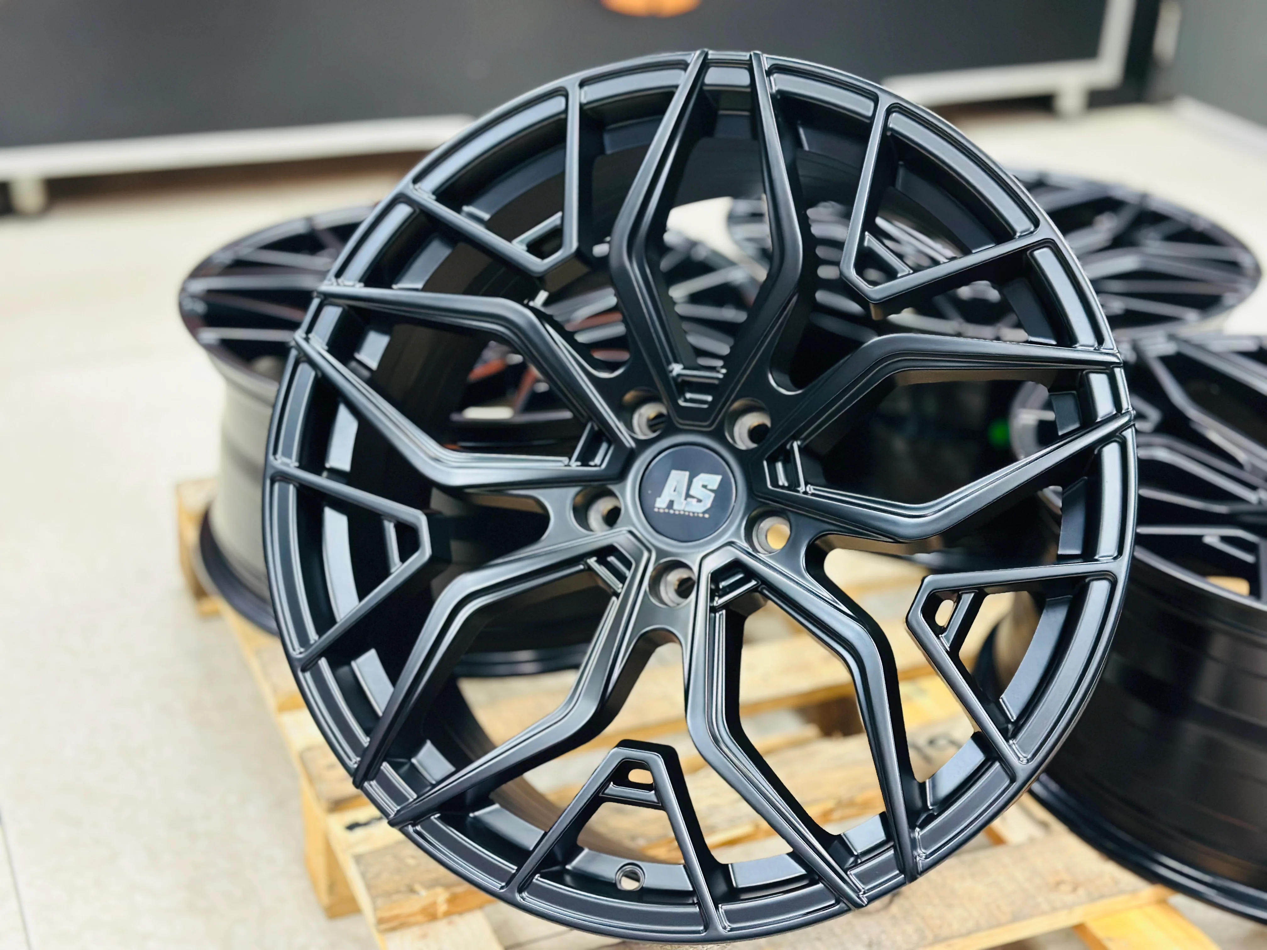 19” AS-KKR  5X112 & 5x120 SATIN  BLACK - Image 46
