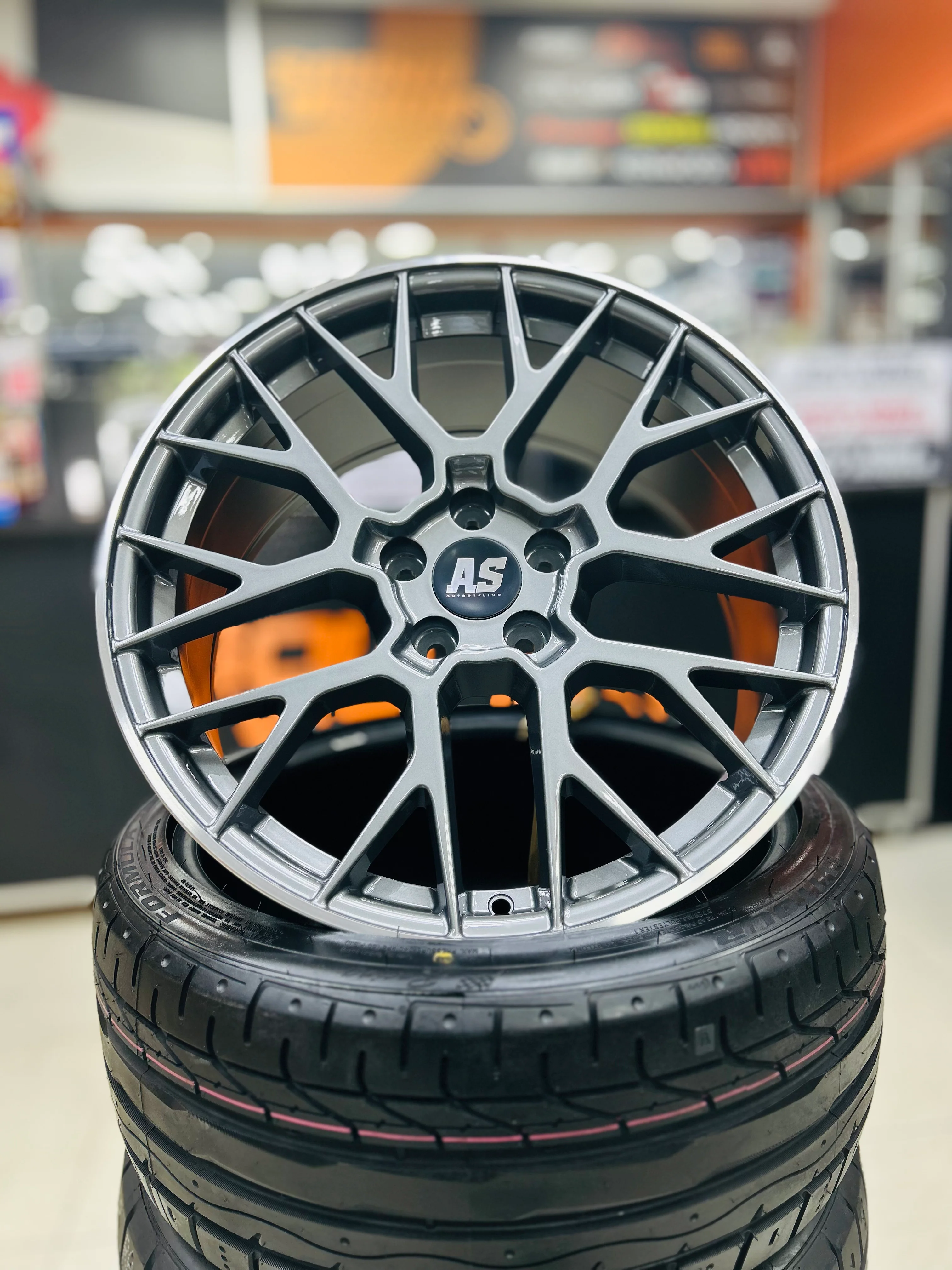 19” AS-PORSH  5x112 MATT GUNMETAL wheels - Image 2
