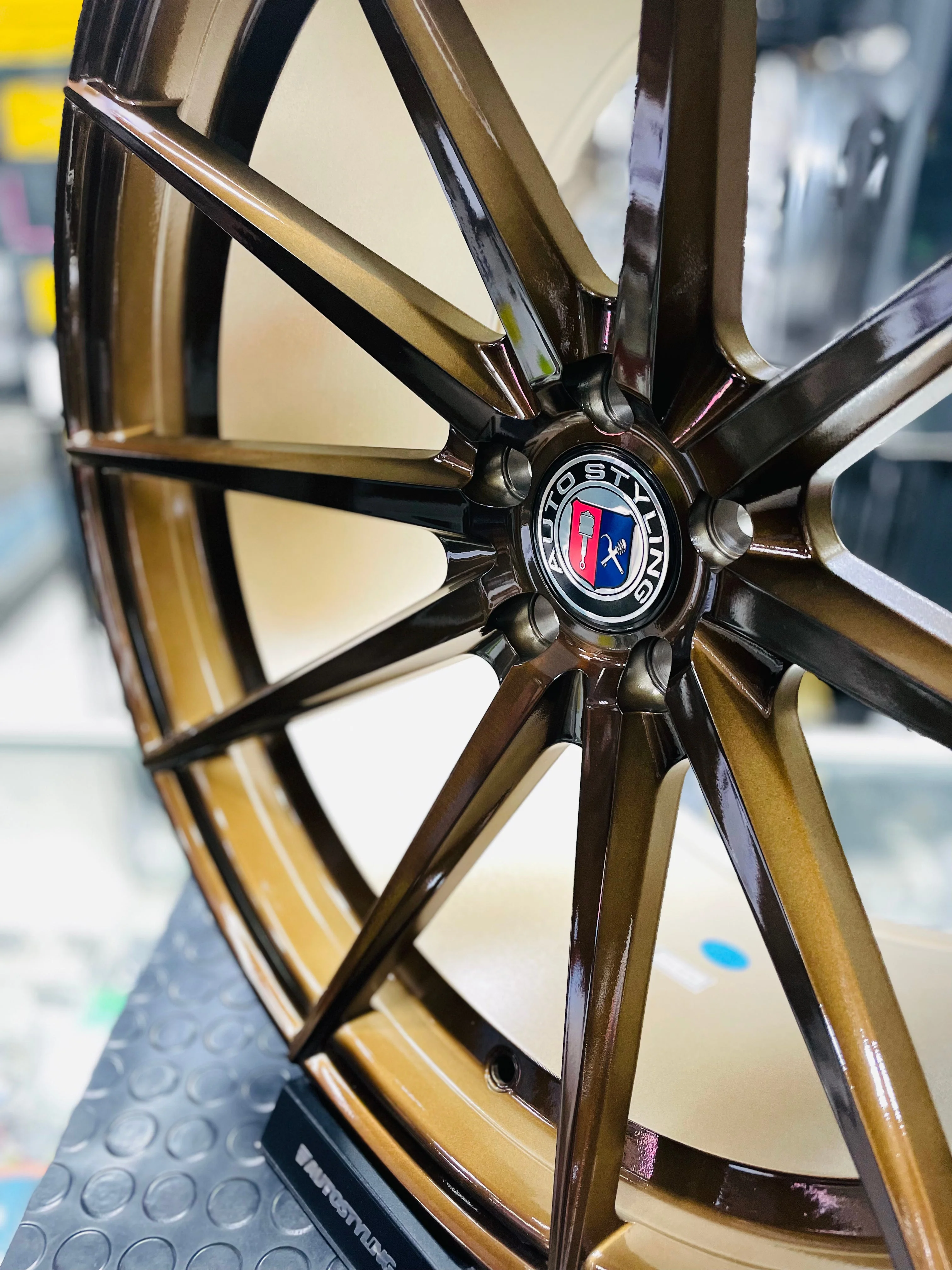 20” AS-5010 9/10j 5x120 PCD Bronze wheels - Image 7