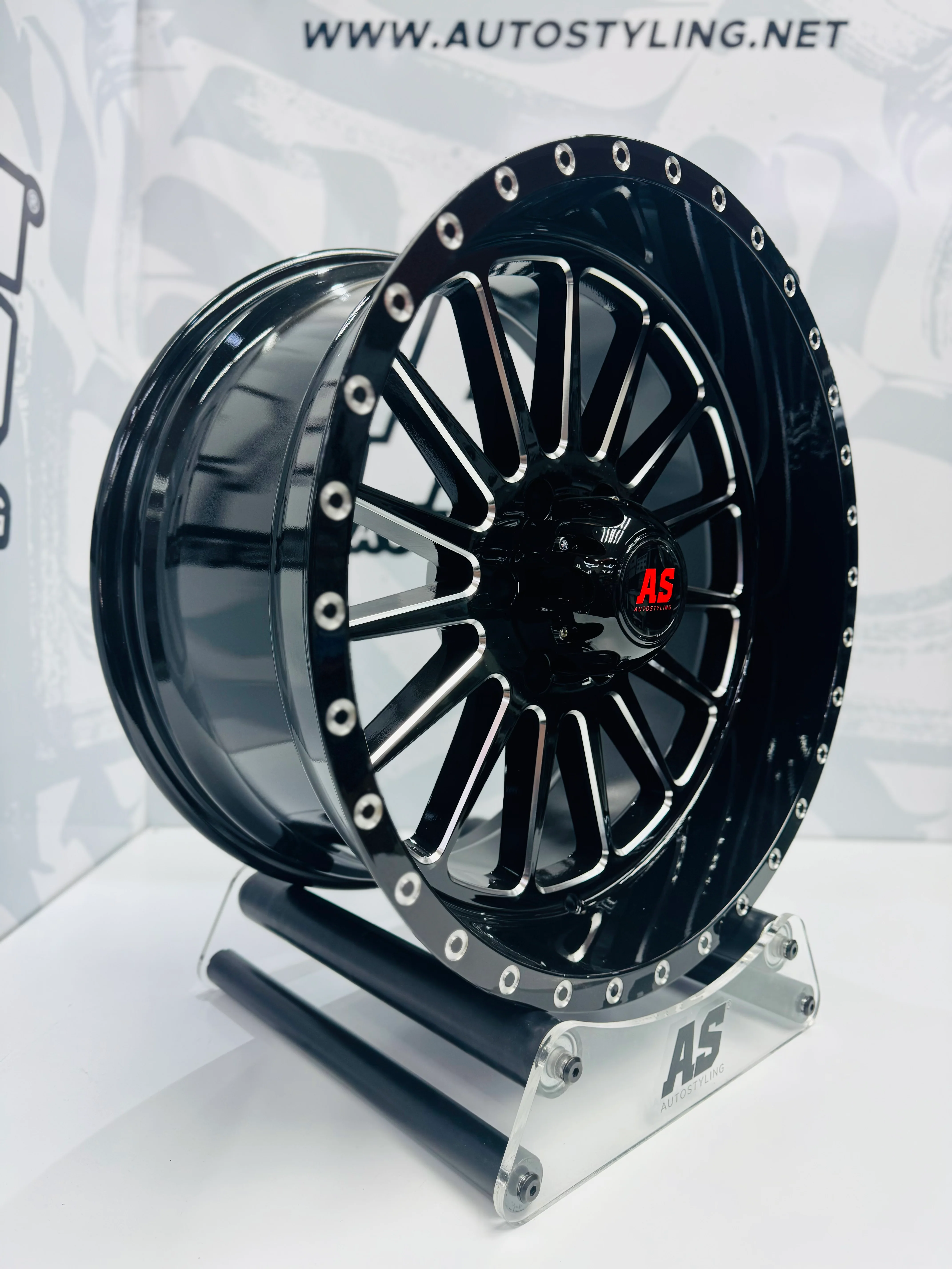 20” AS-F992021 6/139 BLACK BAKKIE RIMS - Image 3