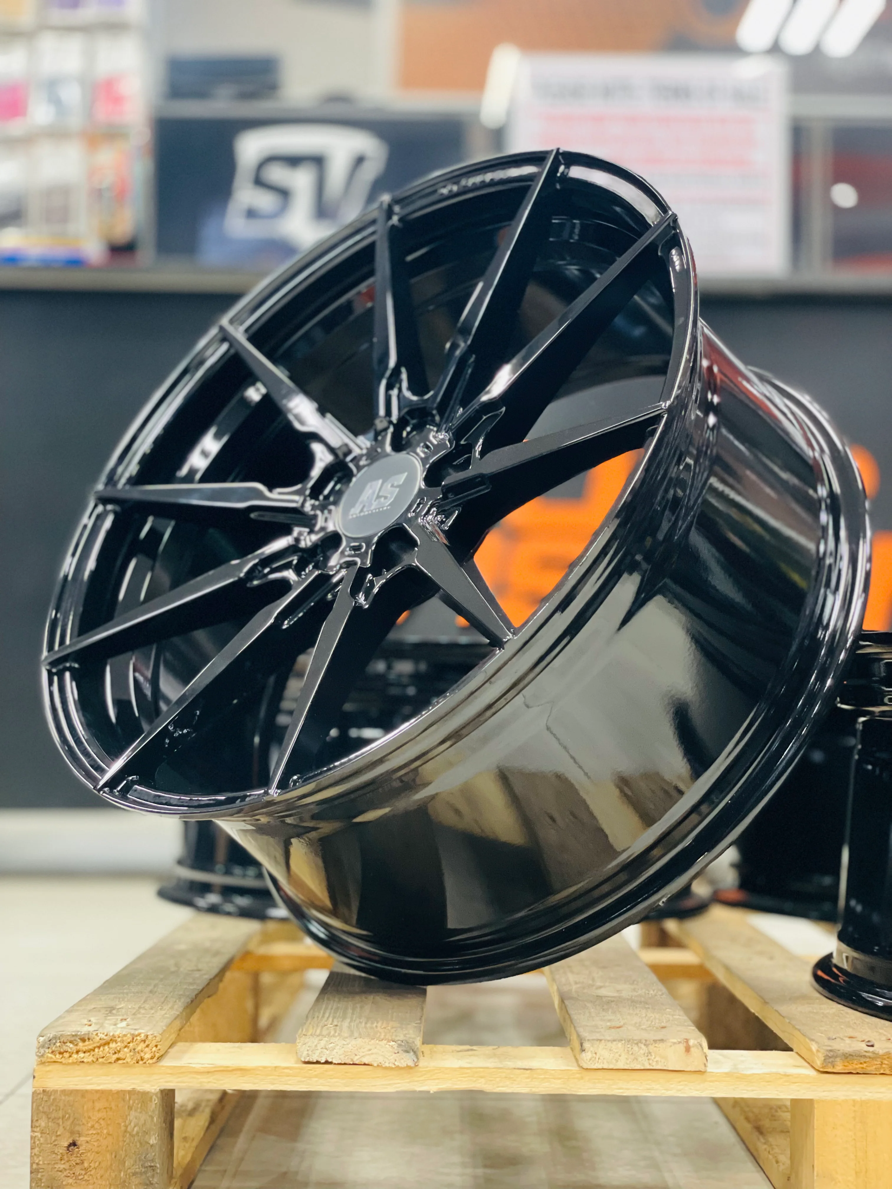 21” AS-5010 5x112 9j PCD gloss black wheels perfect for TIGUAN - Image 9