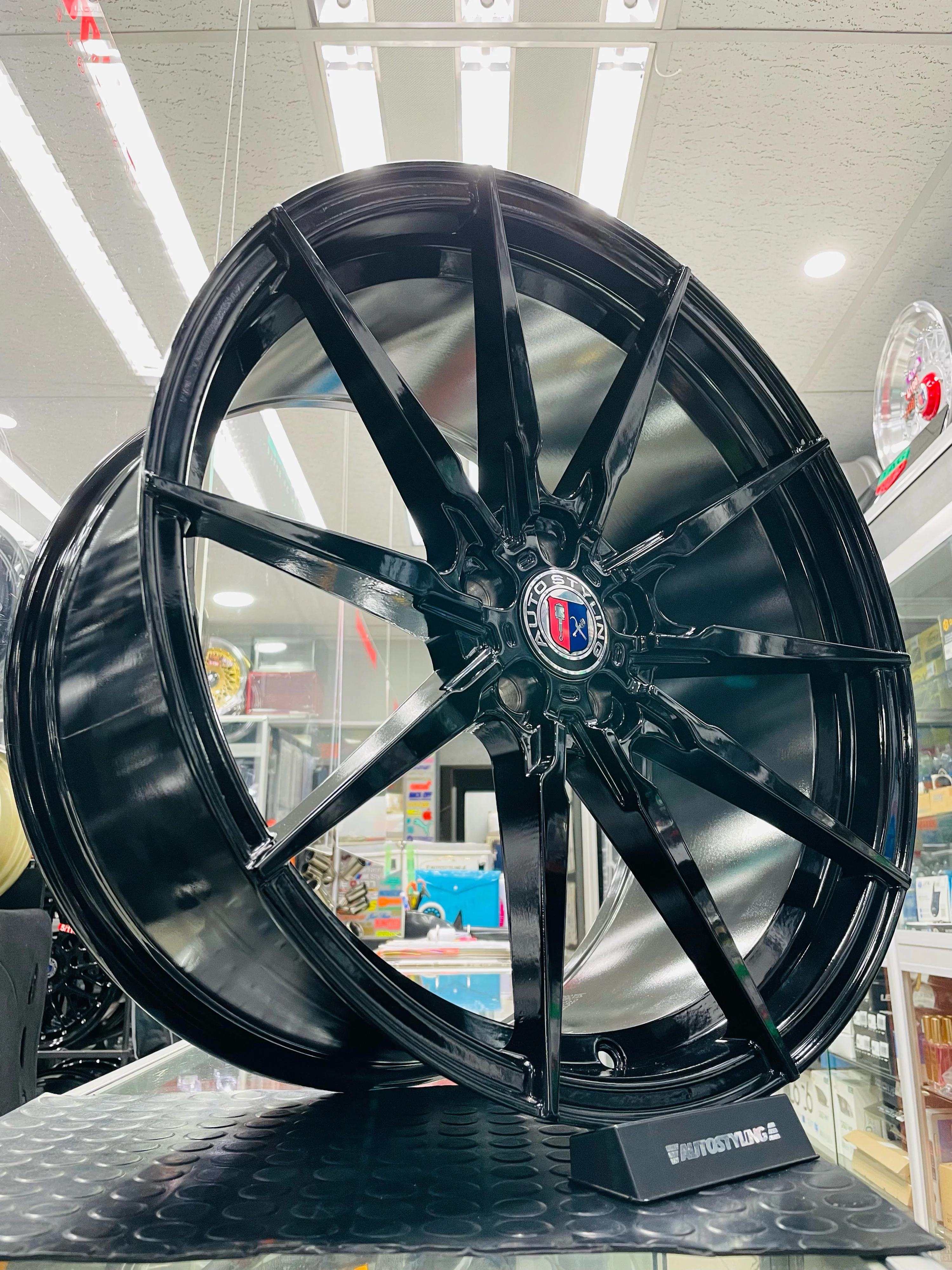 21” AS-5010 5x112 PCD GLOSS BLACK - Image 5