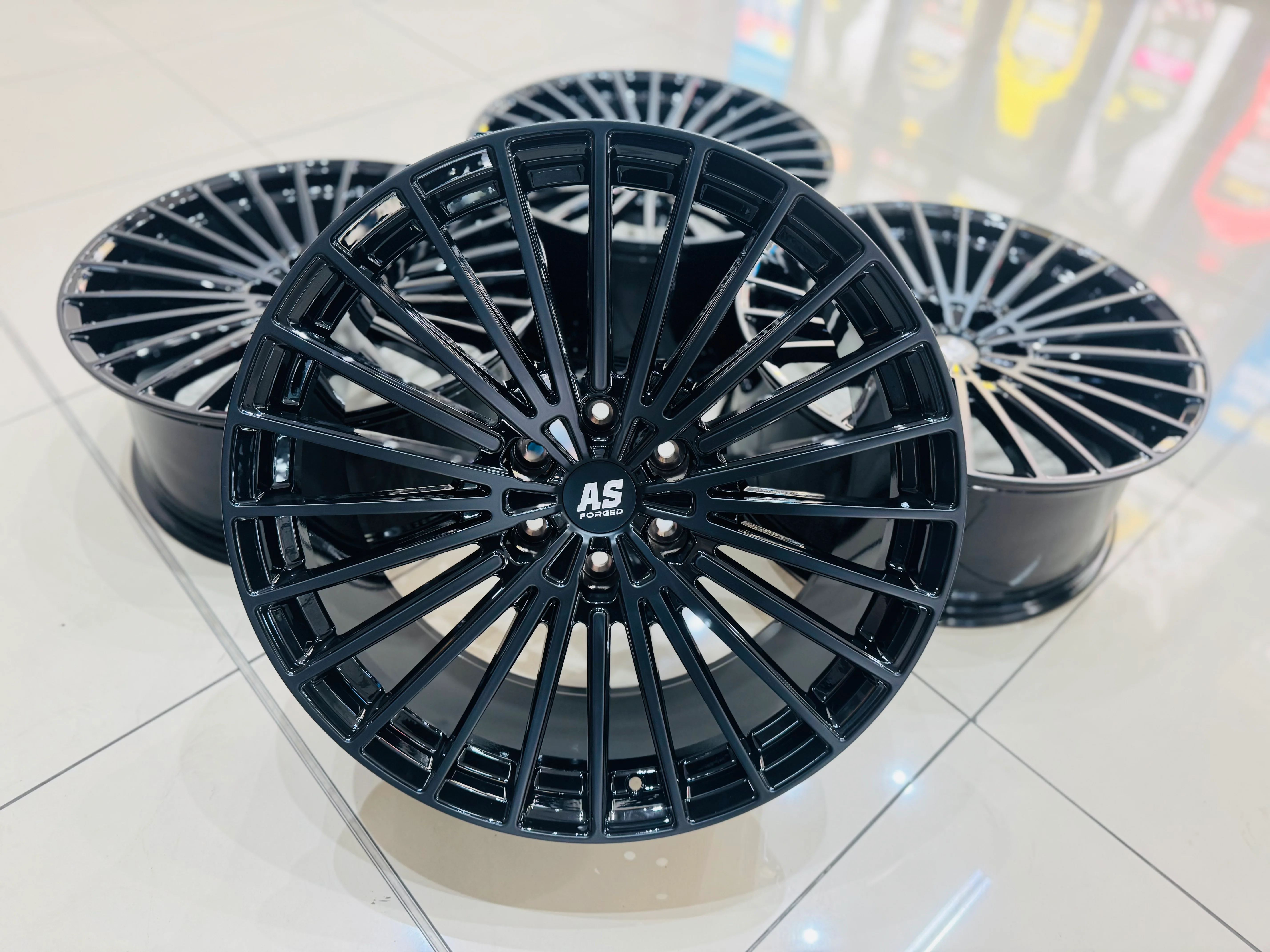 22 ” AS FULLY FORGED 008 RANGER RIMS 6/139 PCD DUAL BLACK - Image 19