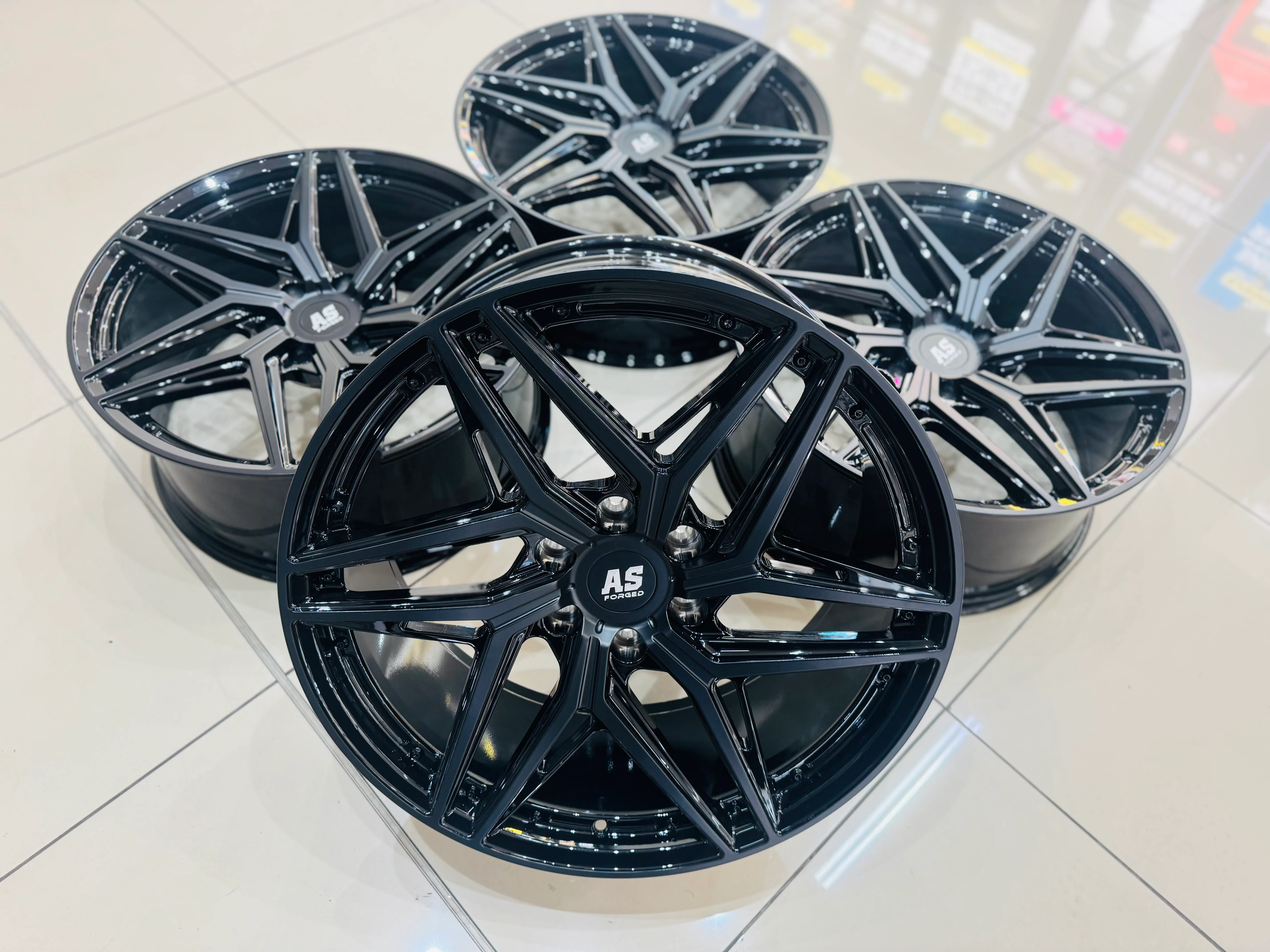 22 ” AS FULLY FORGED 012 RANGER/ Amarok  RIMS 6/139 PCD - Image 12