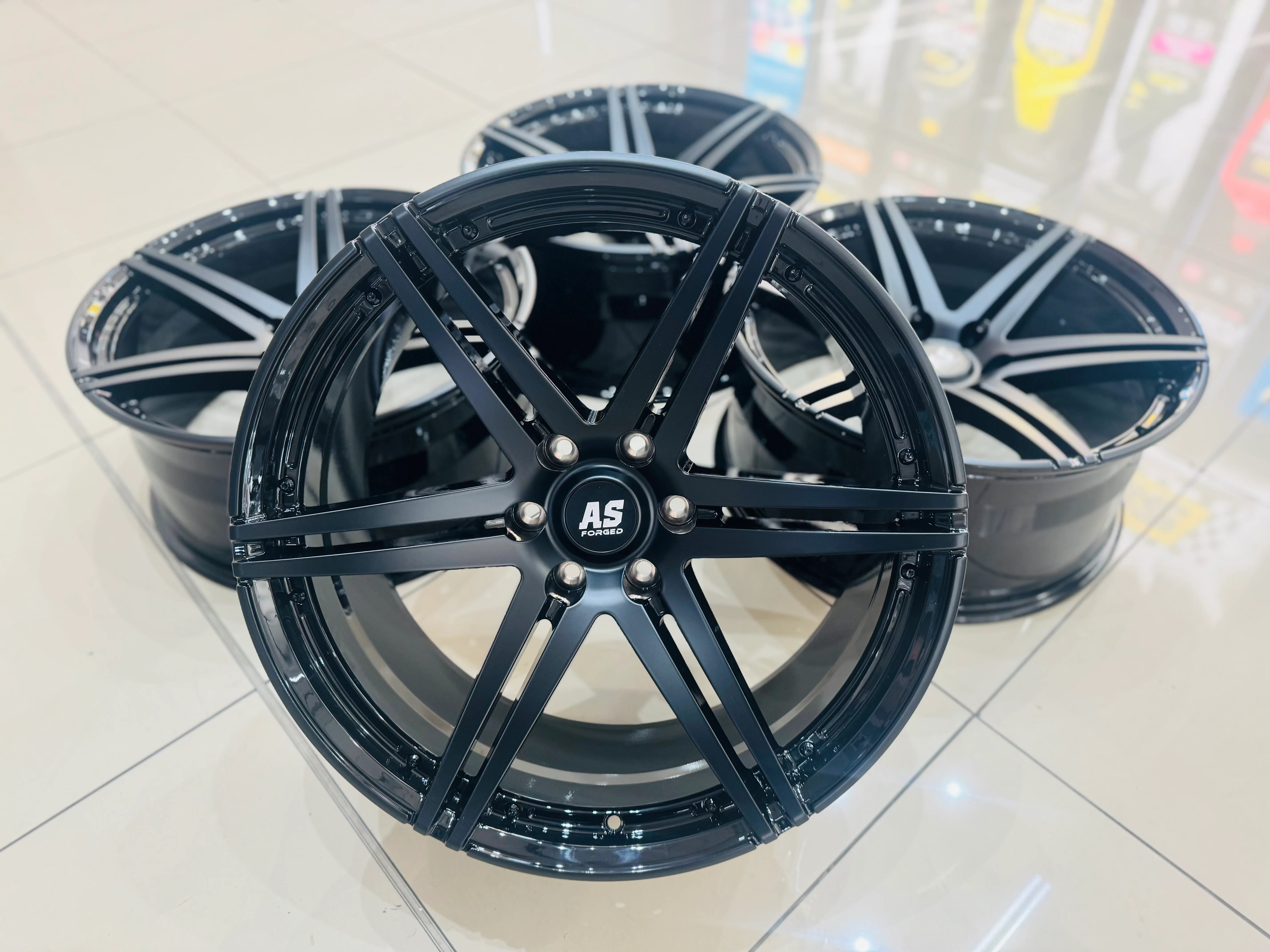 22 ” AS FULLY FORGED 013 RANGER/ Amarok  RIMS 6/139 PCD - Image 13