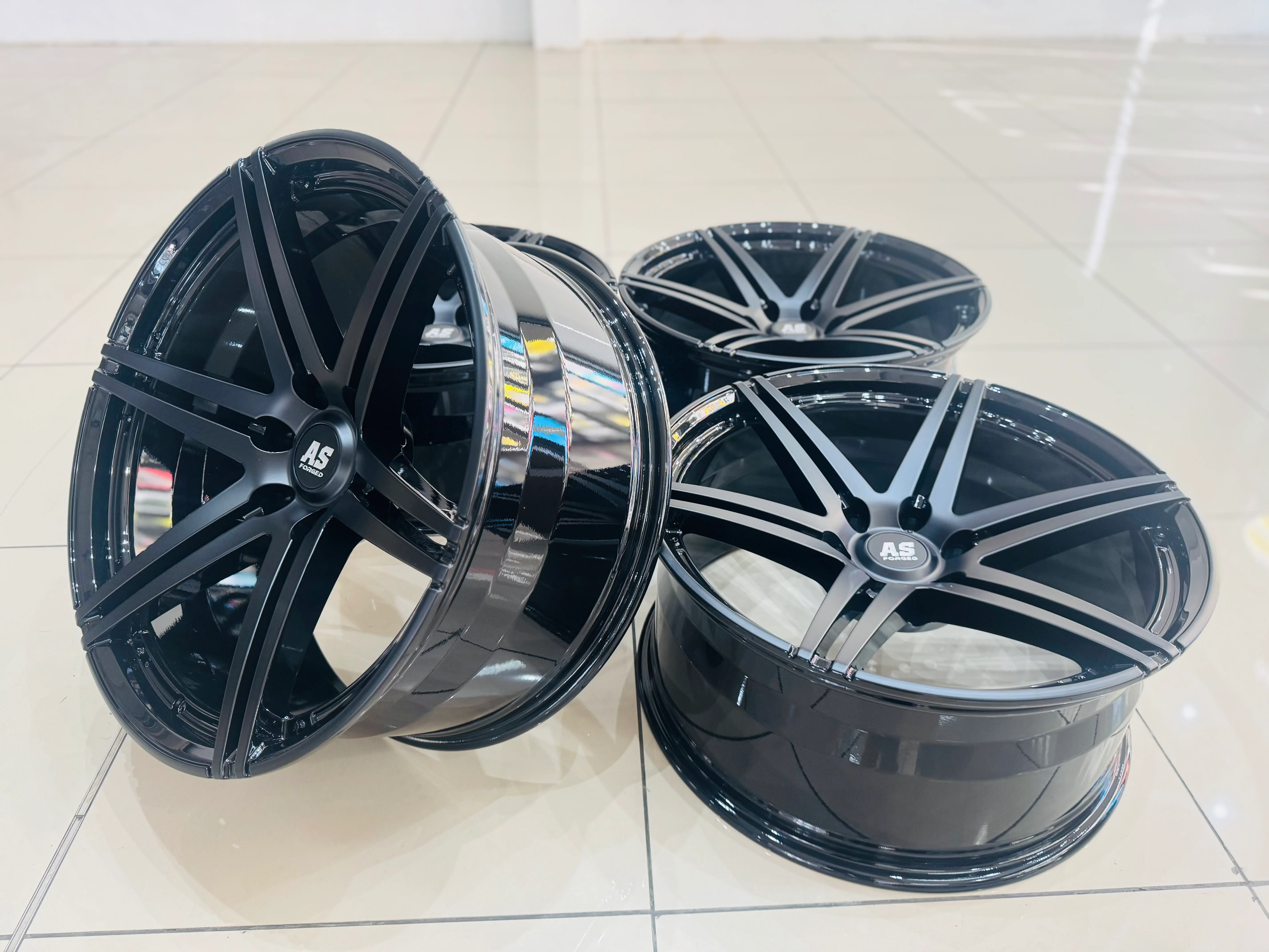 22 ” AS FULLY FORGED 013 RANGER/ Amarok  RIMS 6/139 PCD - Image 17