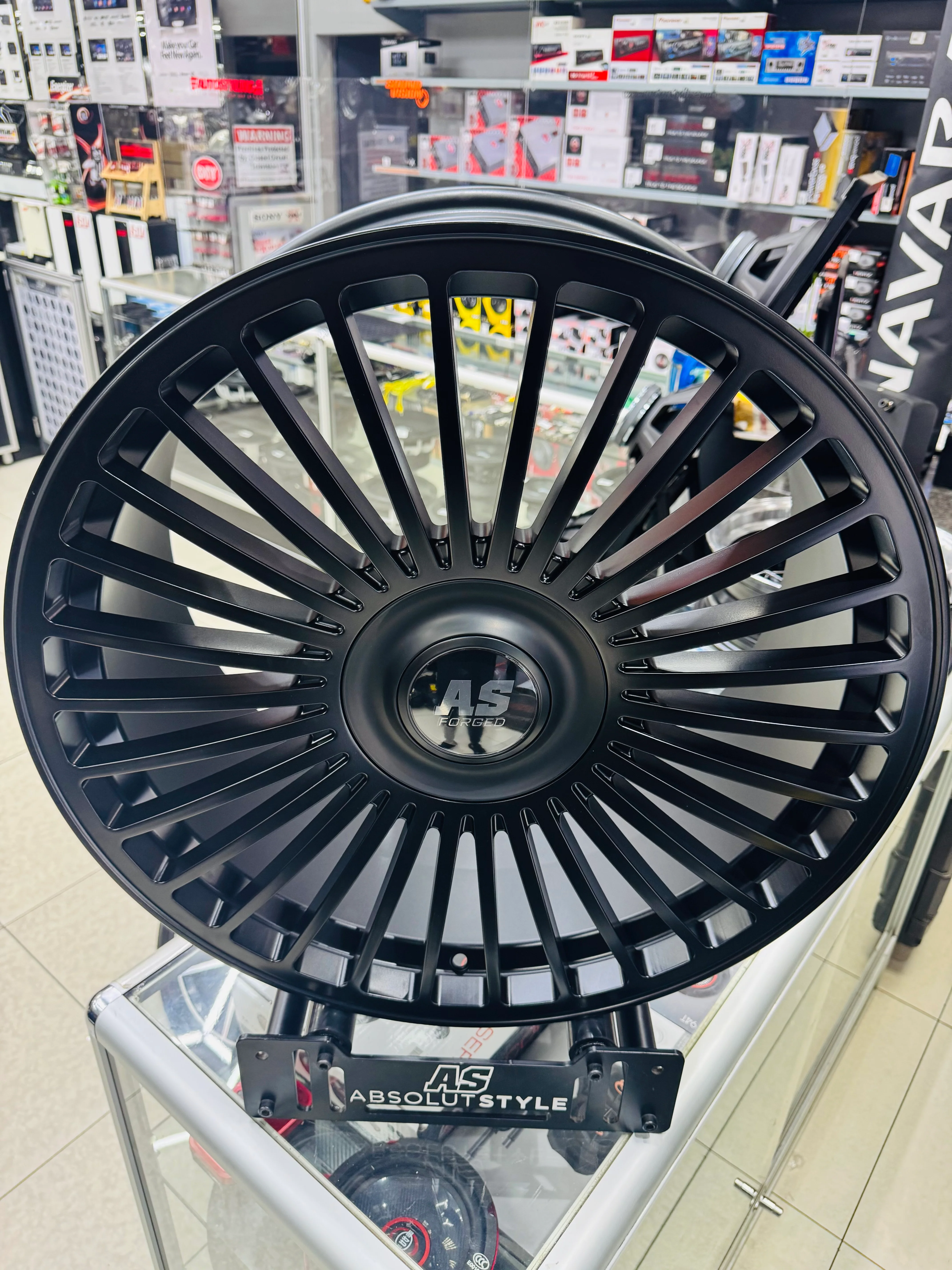 22 ” AS FULLY FORGED 018 RANGER & AMAROK FITMENT FLOATING CAPS RIMS 6/139 PCD + 22” A/T + TPS MONITORS - Image 4