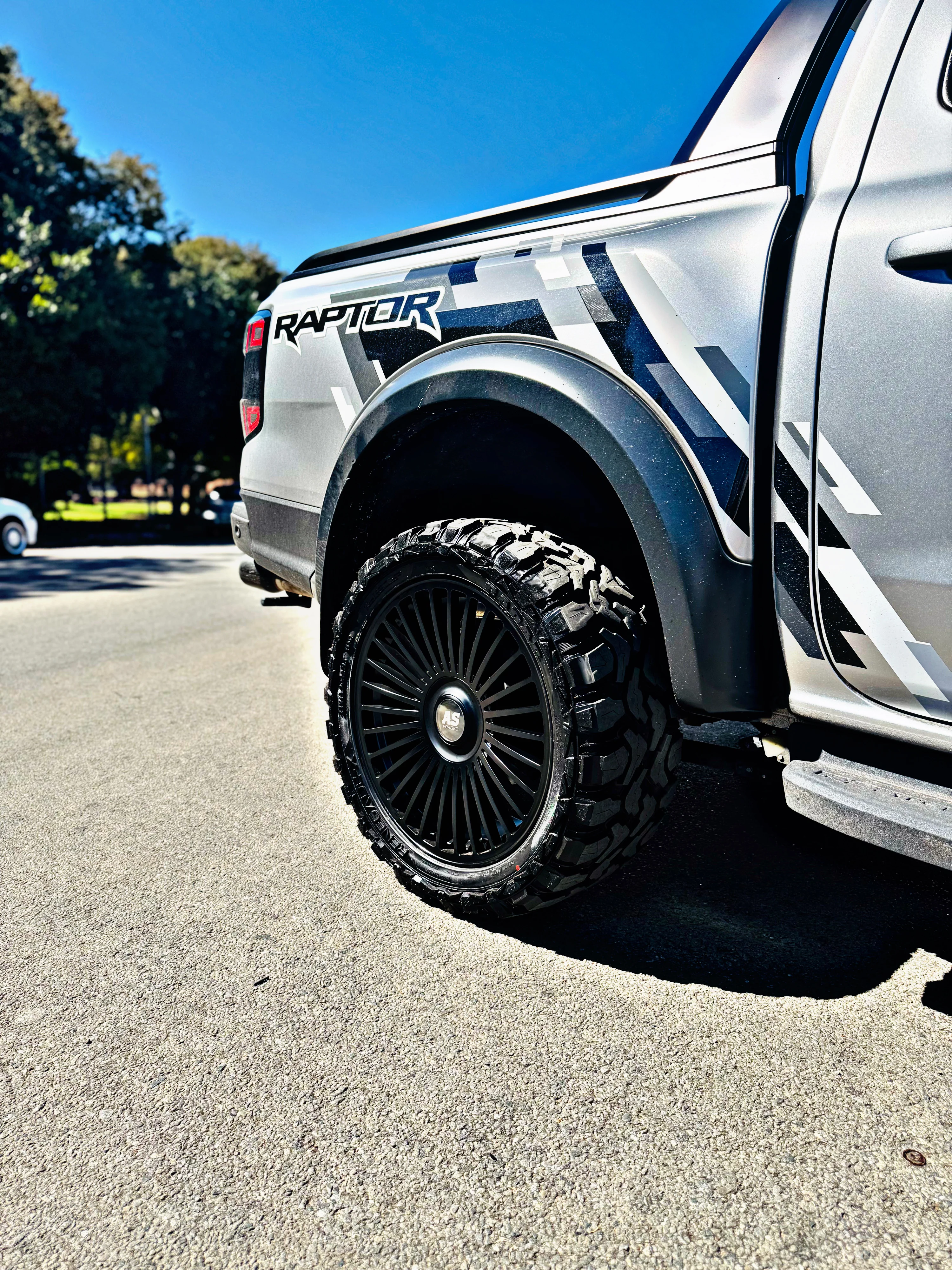 22 ” AS FULLY FORGED 018 RANGER & AMAROK FITMENT FLOATING CAPS RIMS 6/139 PCD + 22” A/T + TPS MONITORS - Image 8