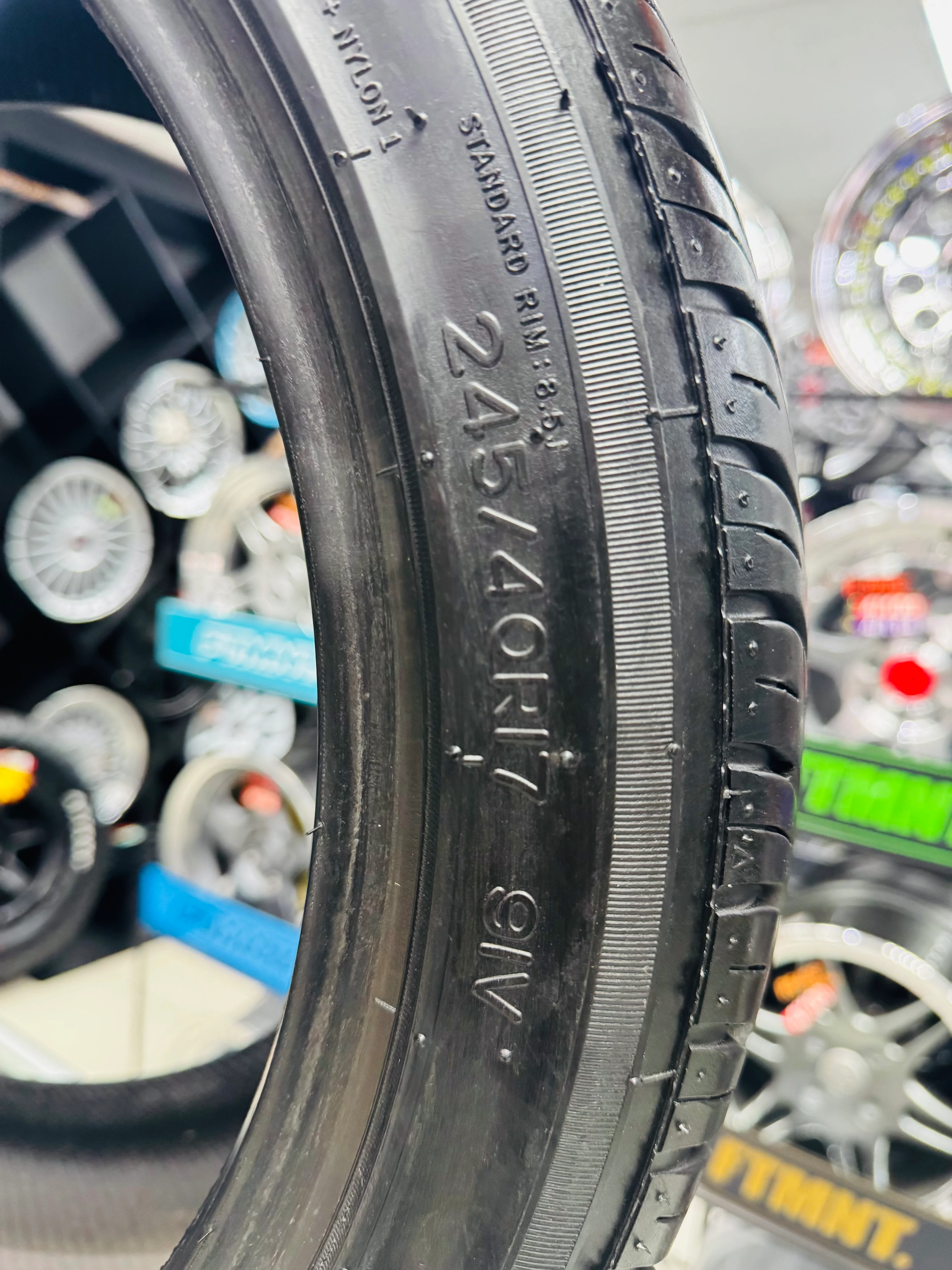 245/40/17 NANKANG NS2 TYRE ( used ) 83% life 6.5mm tread - Image 4