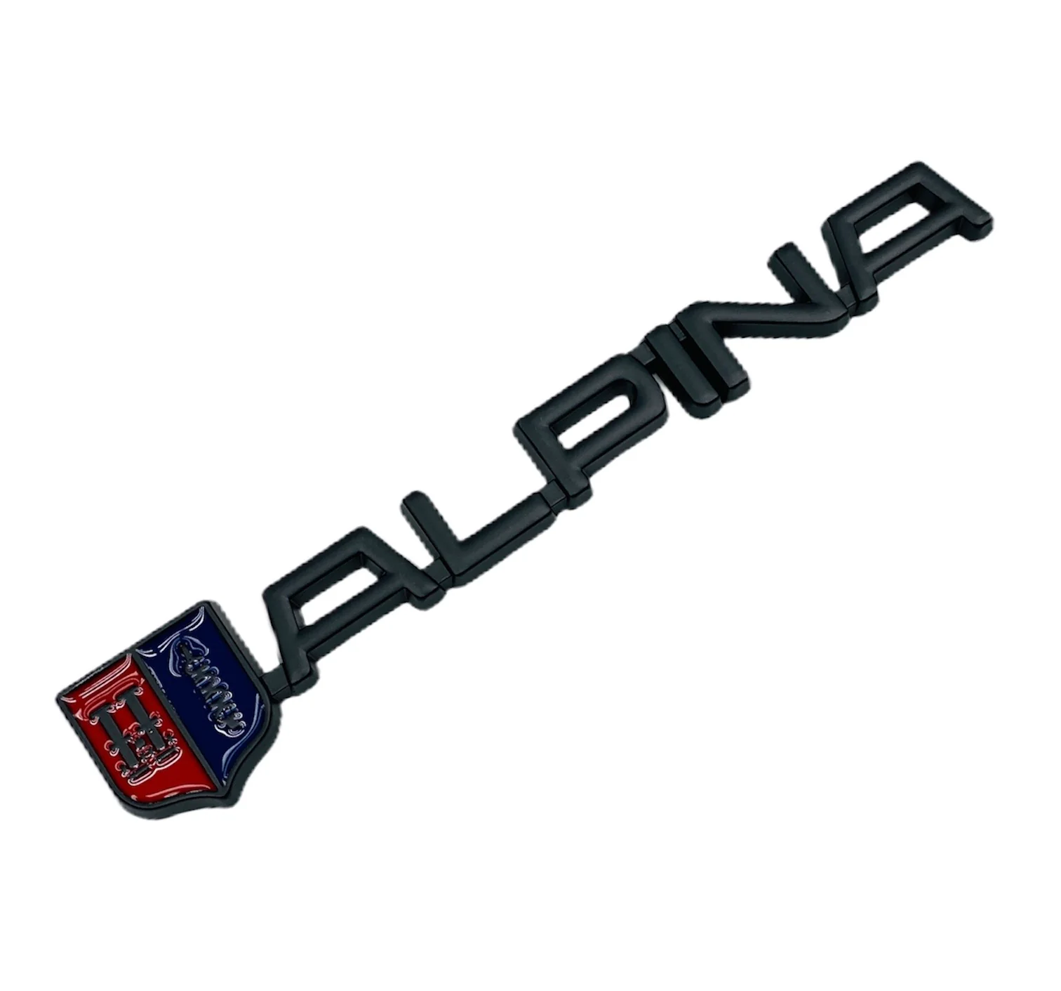 APLINA MATT BLACK BOOT BADGE
