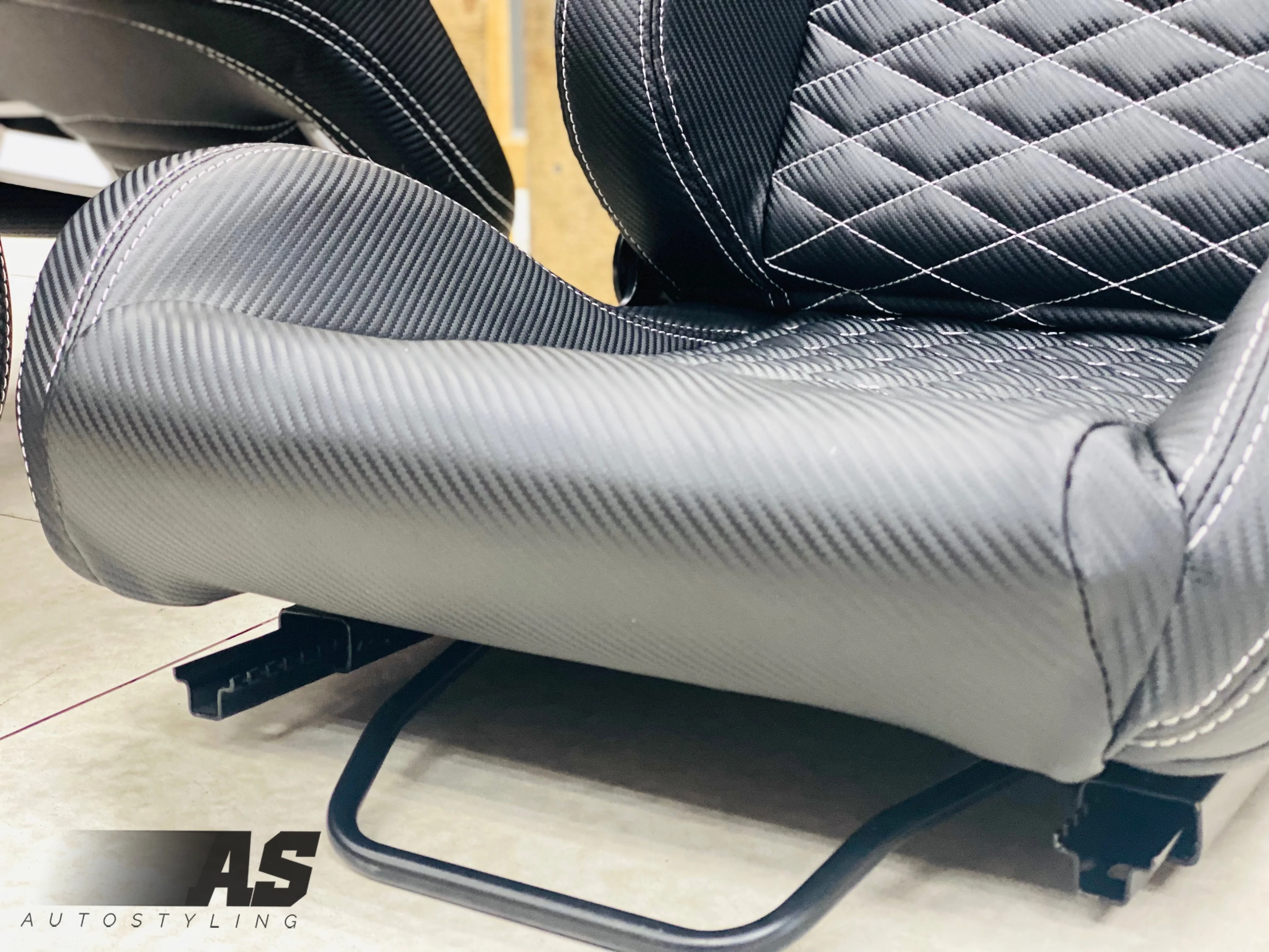 AS WINGBACK SEATS (D) CARBON LOOK - Image 6