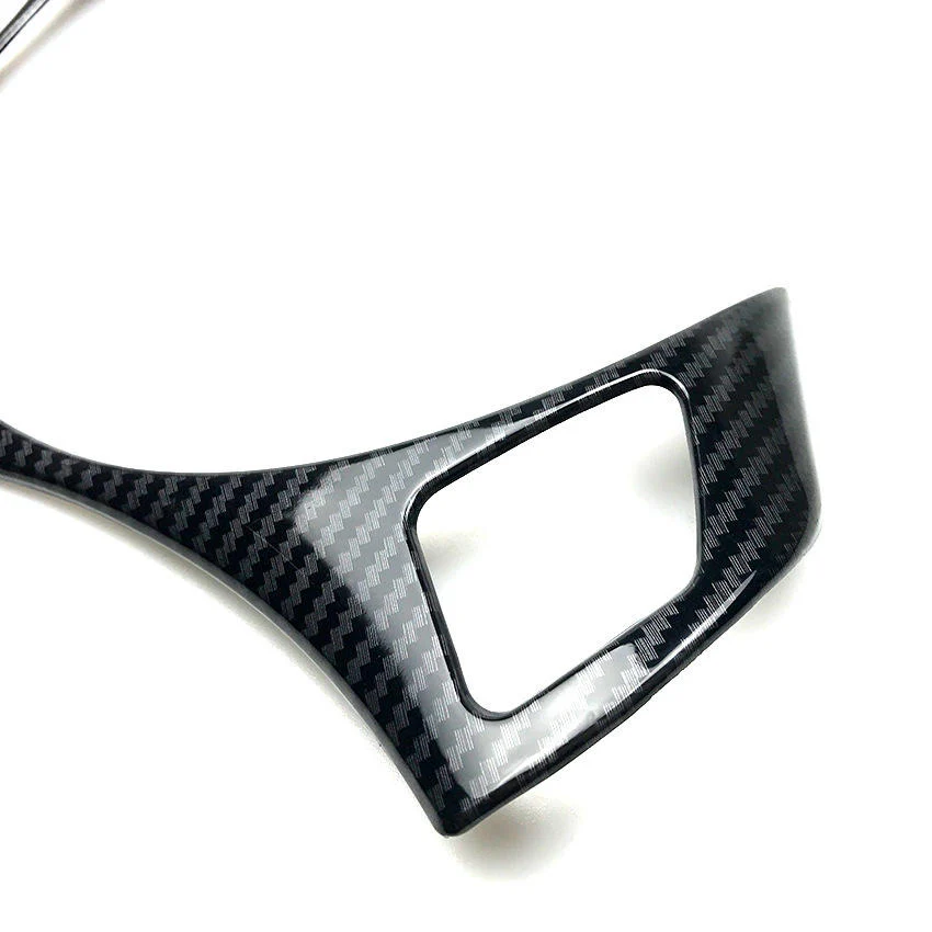 E90 STEERING WHEEL CARBON LOOK INSERT LOW SPEC - Image 3