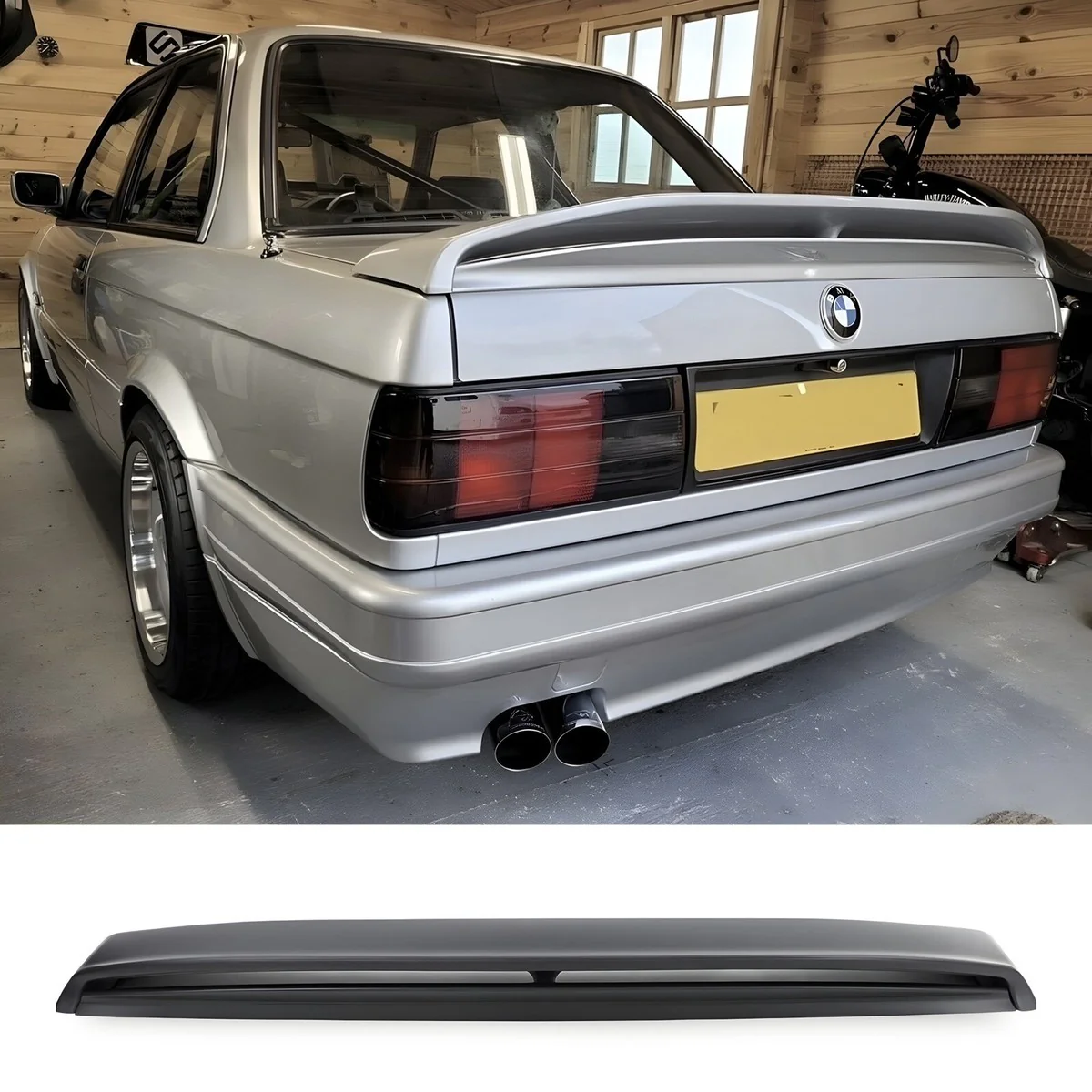 BMW E30 PLASTIC MTECH 2 BOOT SPOILER - Image 4