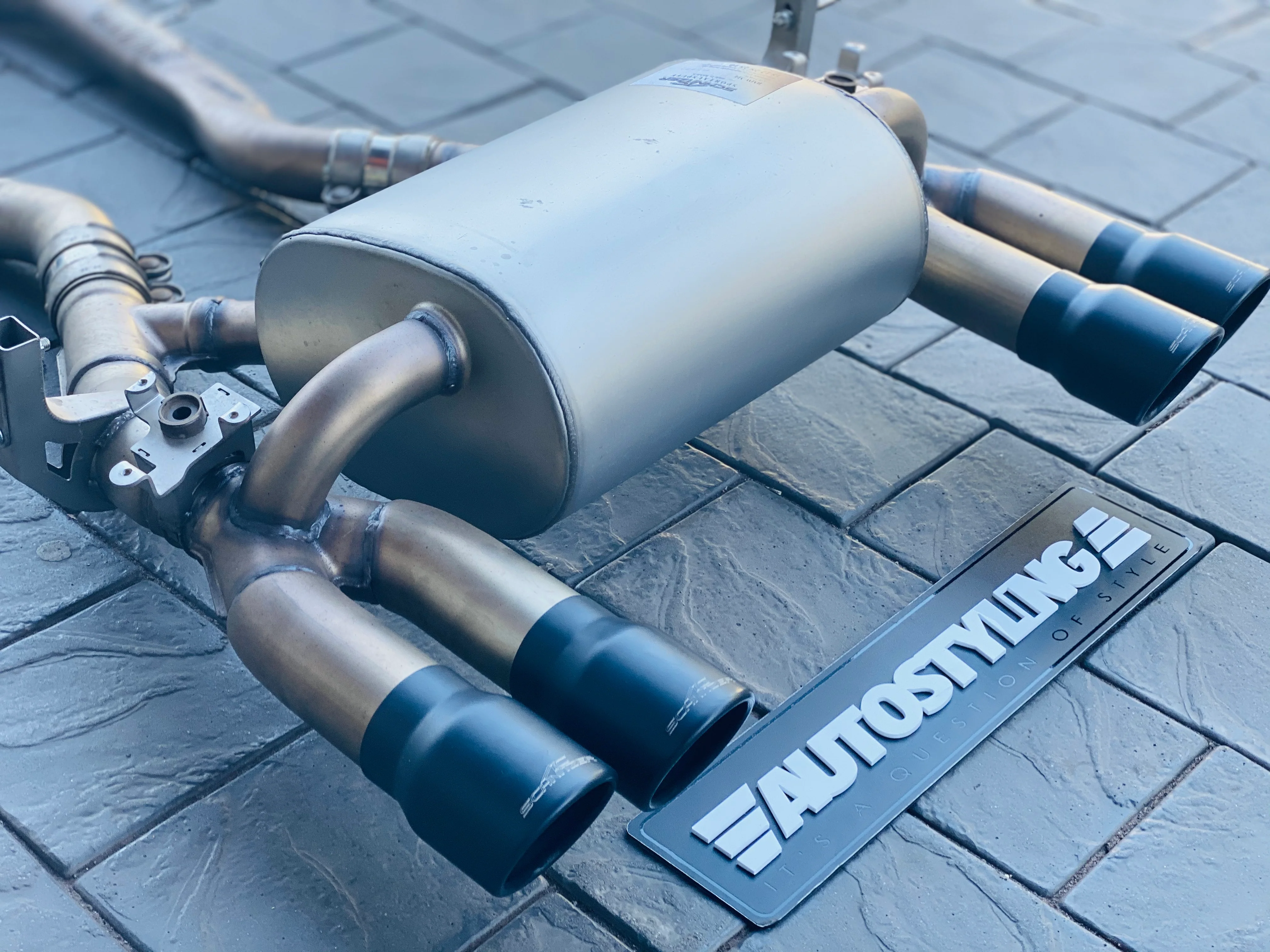 BMW F80 / F82 / F83 AC SCHNITZER EXHAUST SYSTEM preowned used less then 500km - Image 4